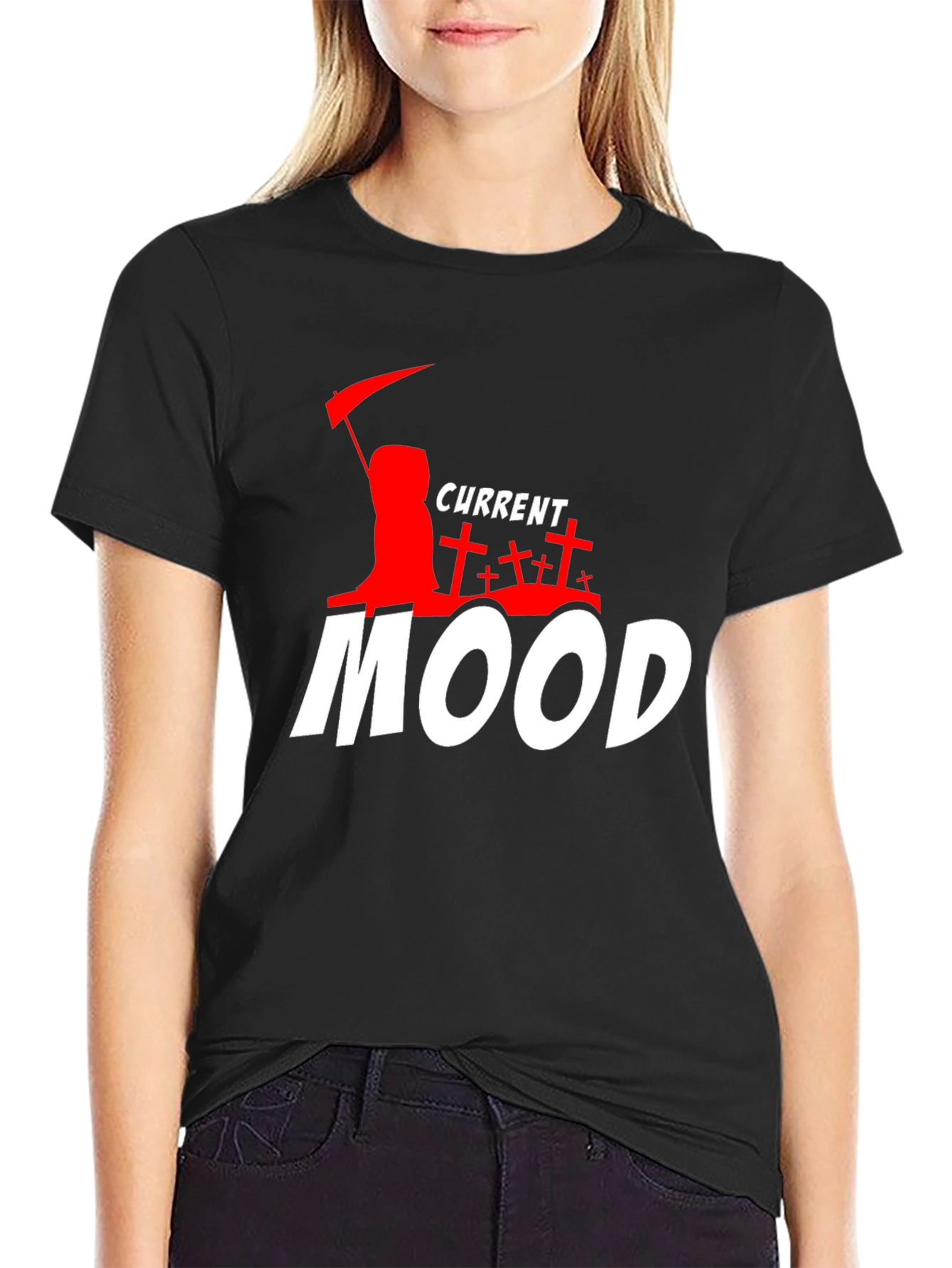 Current Mood Grim Reaper T-Shirt