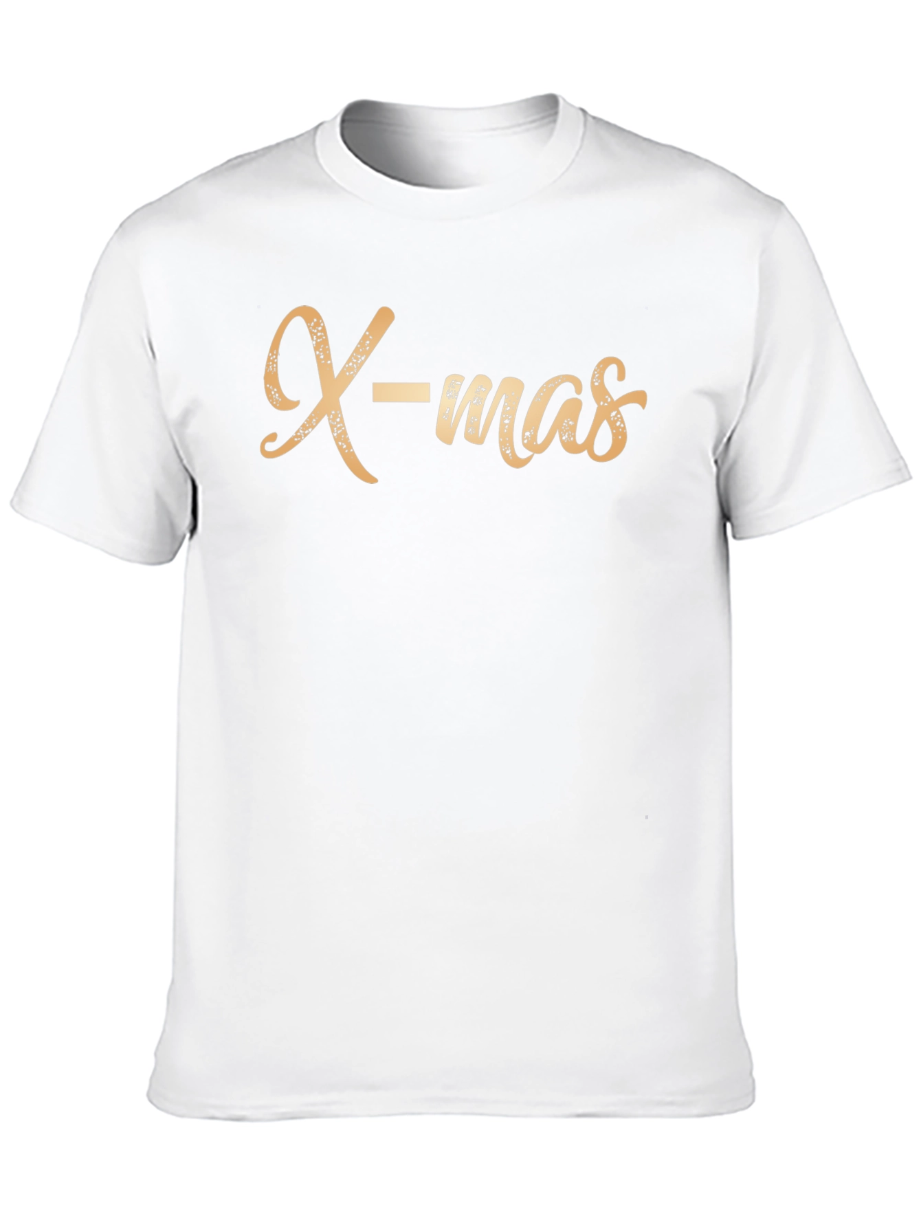 X-mas Graphic Print Black T-Shirt