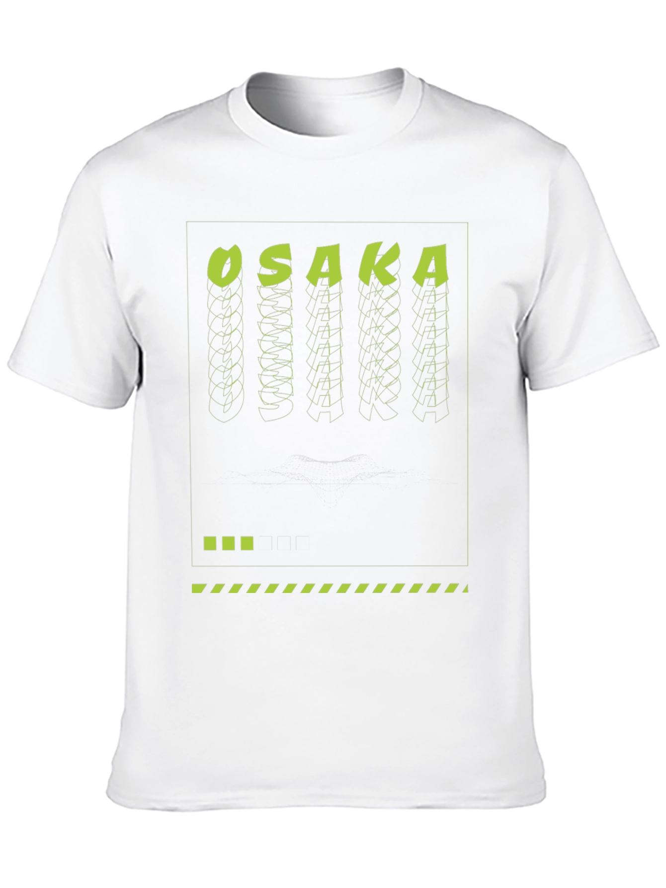 Osaka Graphic Print Black T-Shirt