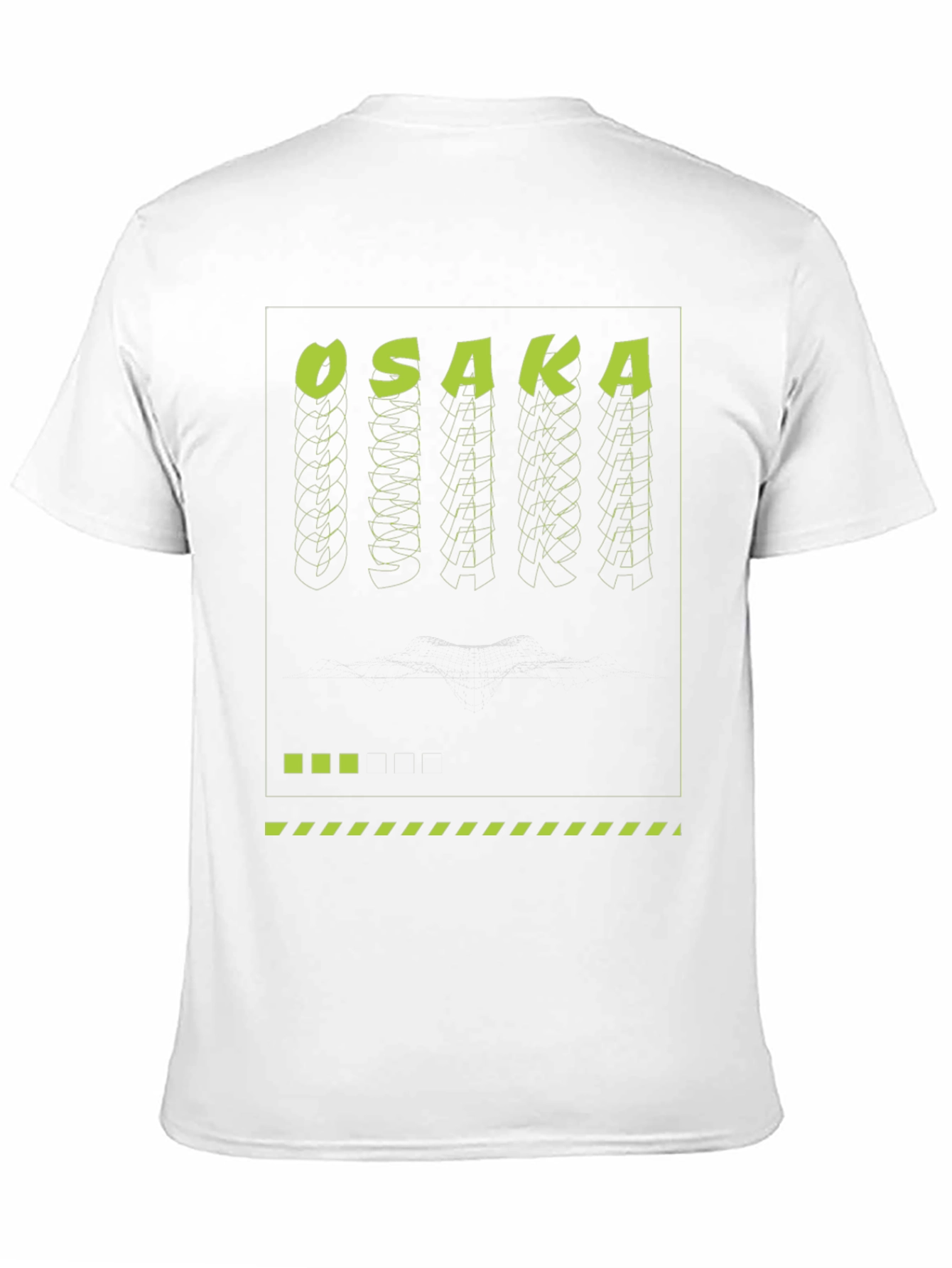 Osaka Graphic Print Black T-Shirt