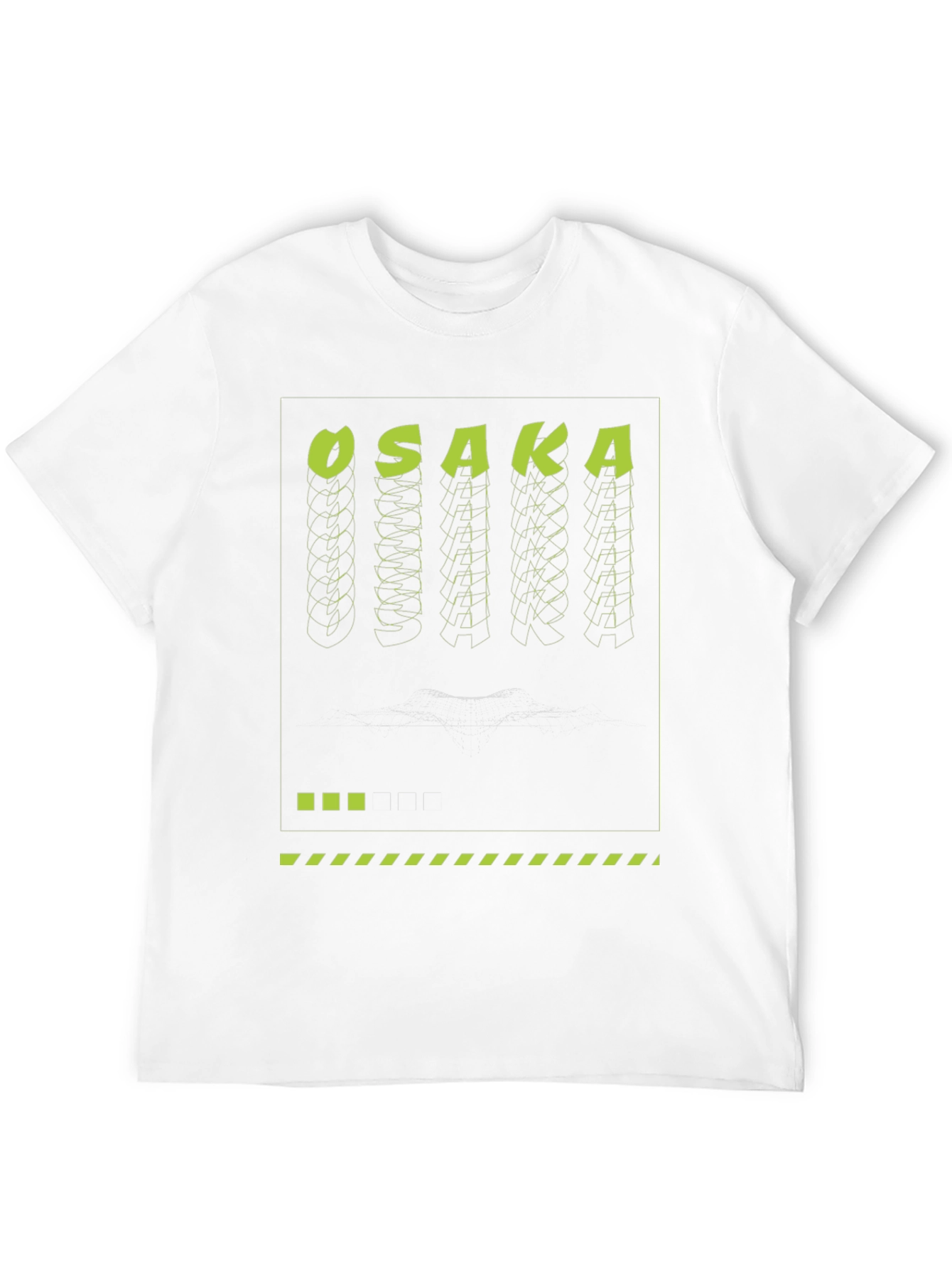 Osaka Graphic Print Black T-Shirt