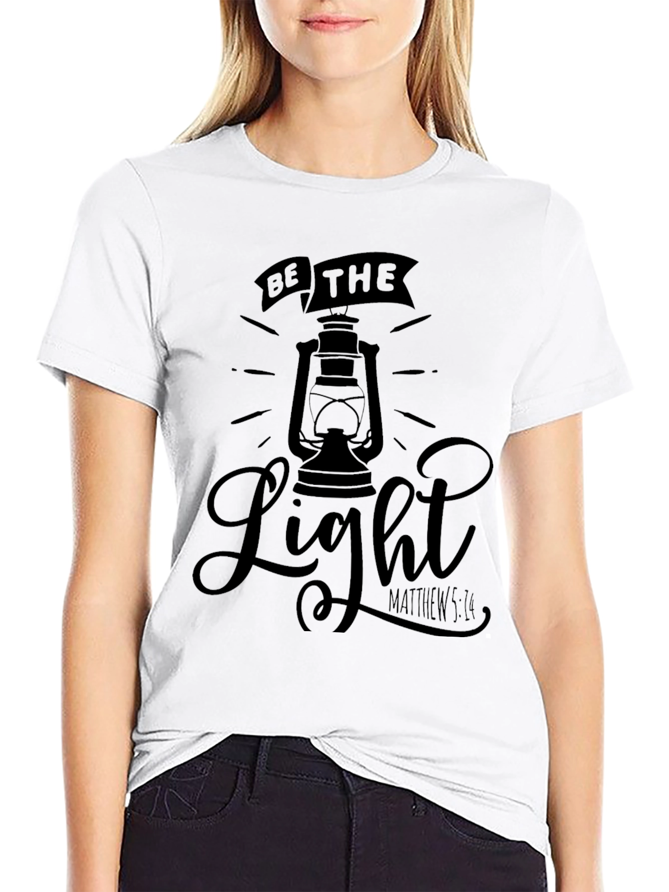 Be The Light Lantern Graphic T-Shirt