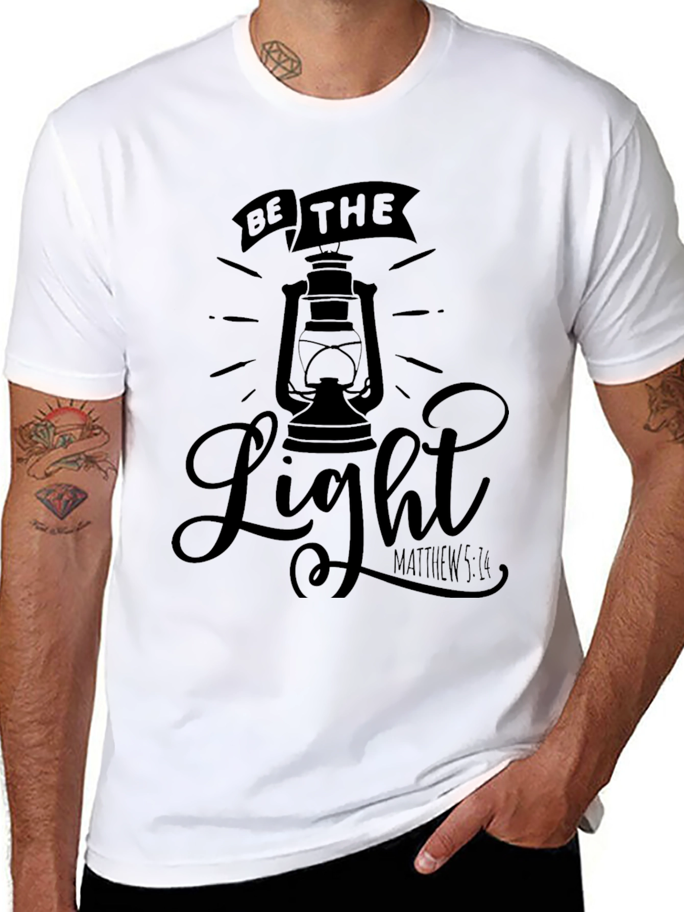 Be The Light Lantern Graphic T-Shirt