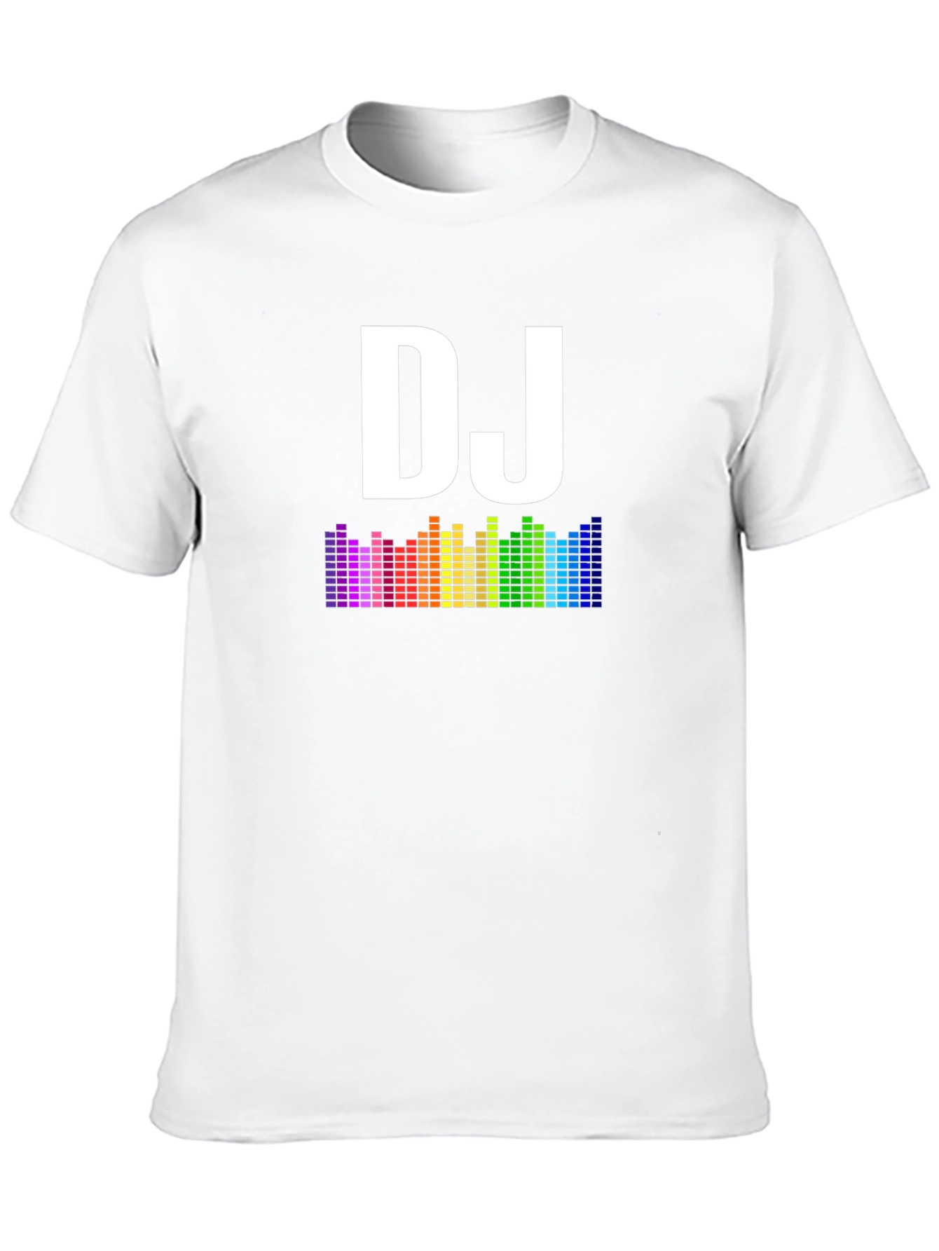 DJ Rainbow Equalizer Graphic T-Shirt