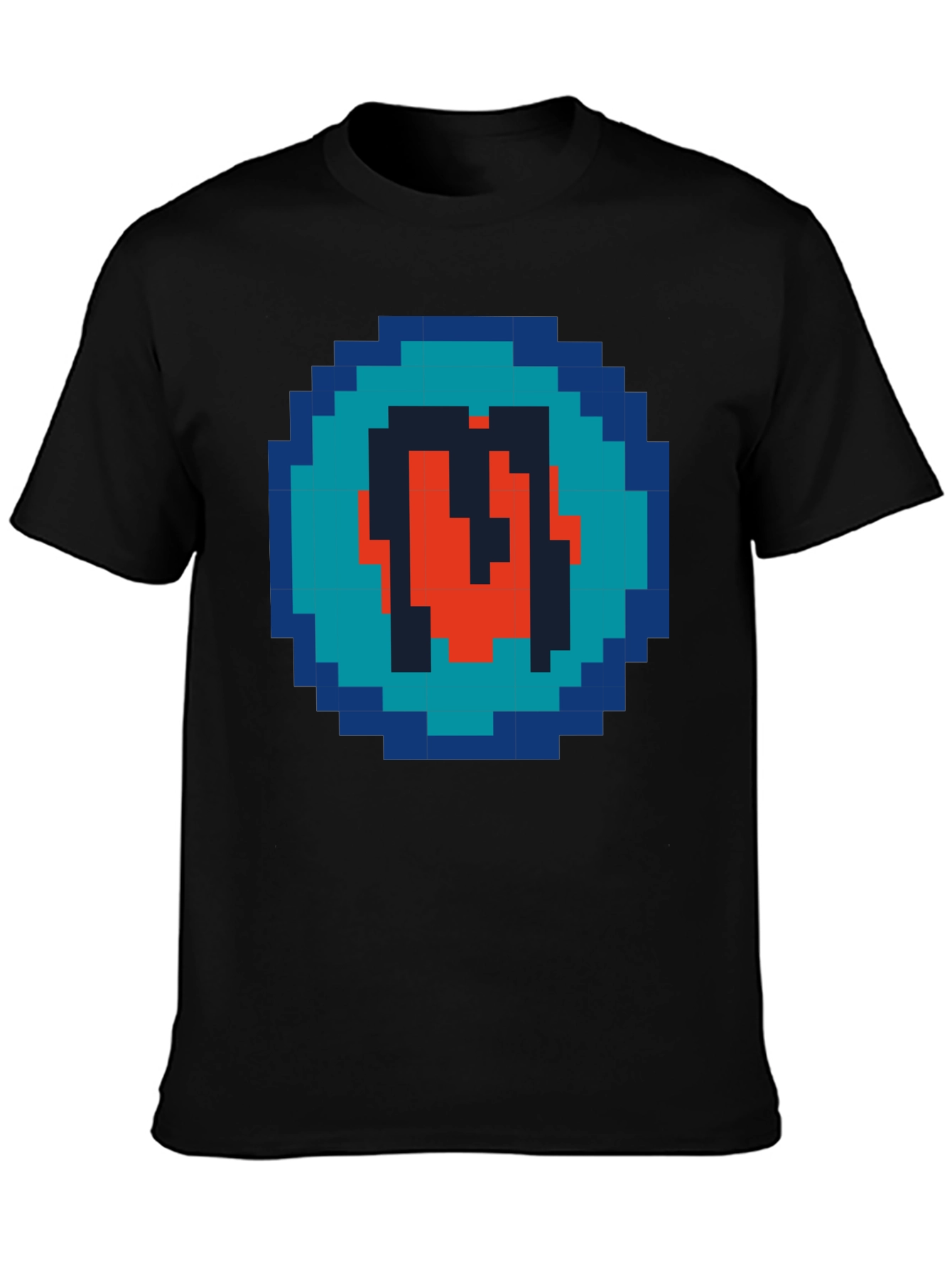 Pixel Art Letter Graphic Tee