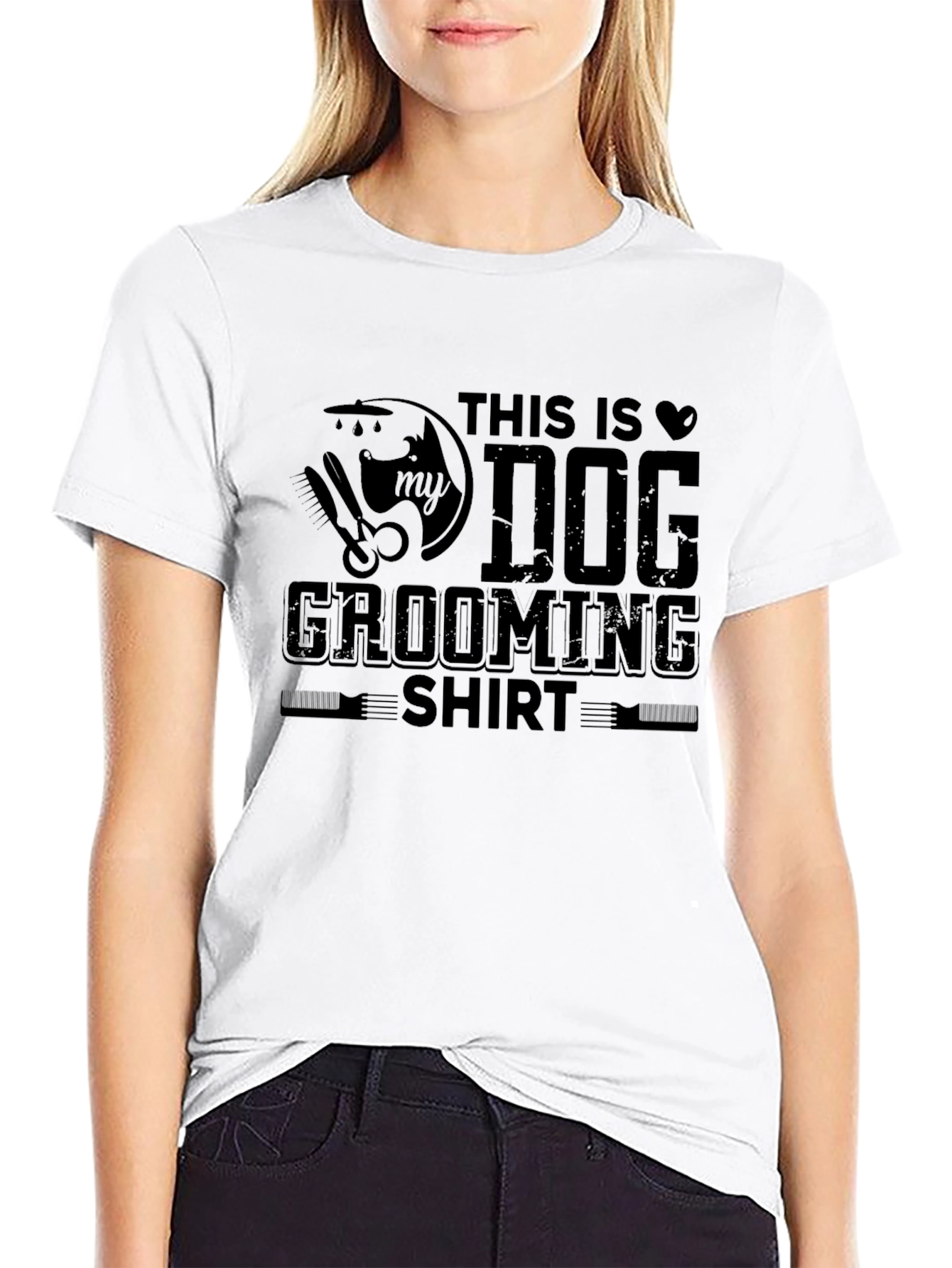 Dog Grooming T-Shirt for Pet Lovers