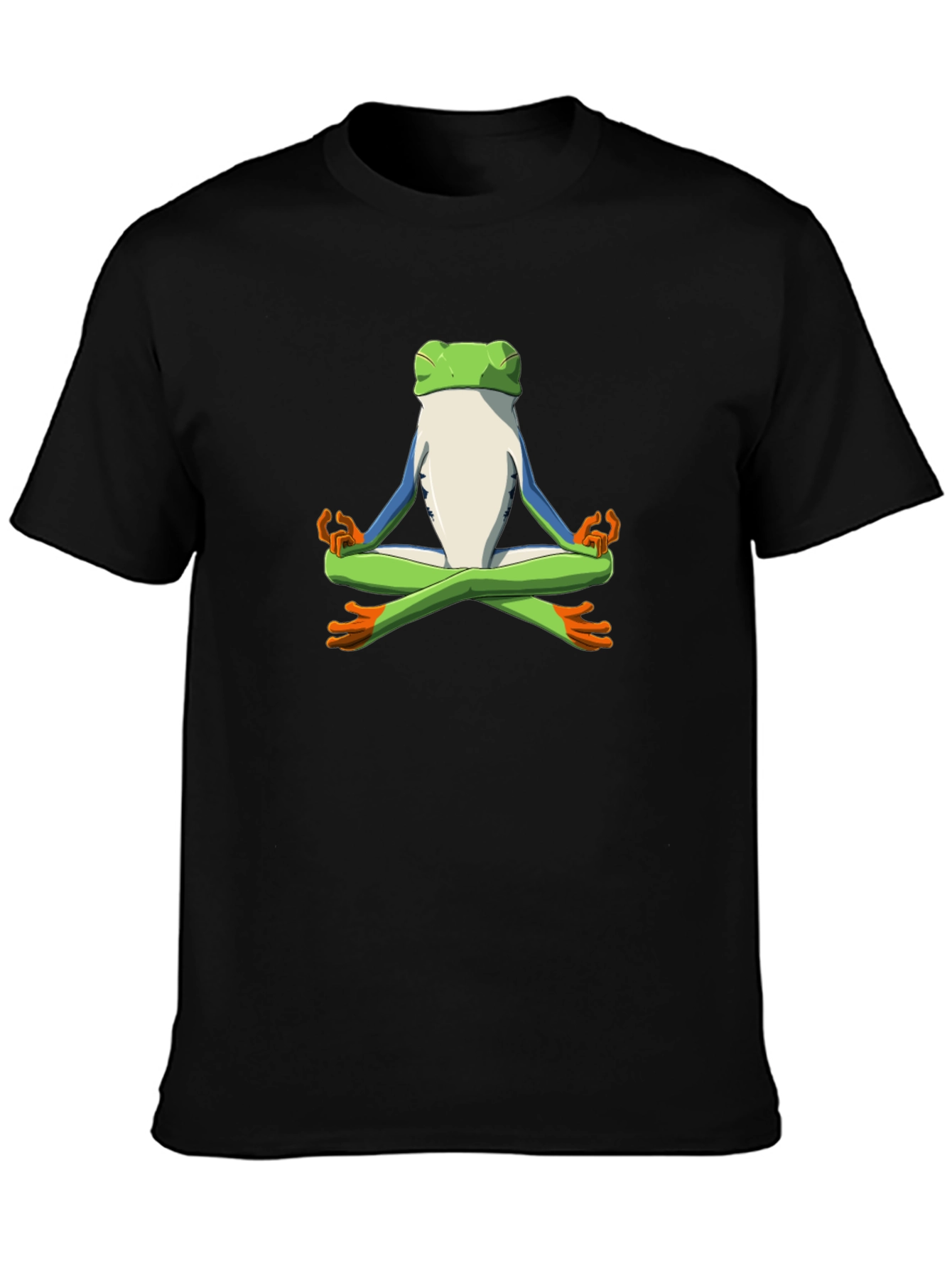 Zen Frog T-Shirt - Meditating amphibian