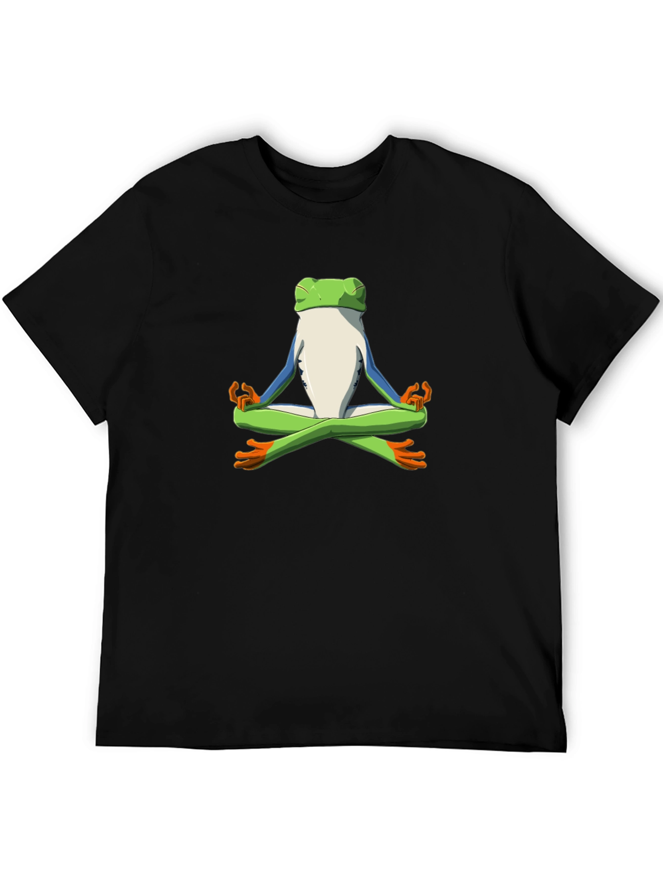 Zen Frog T-Shirt - Meditating amphibian