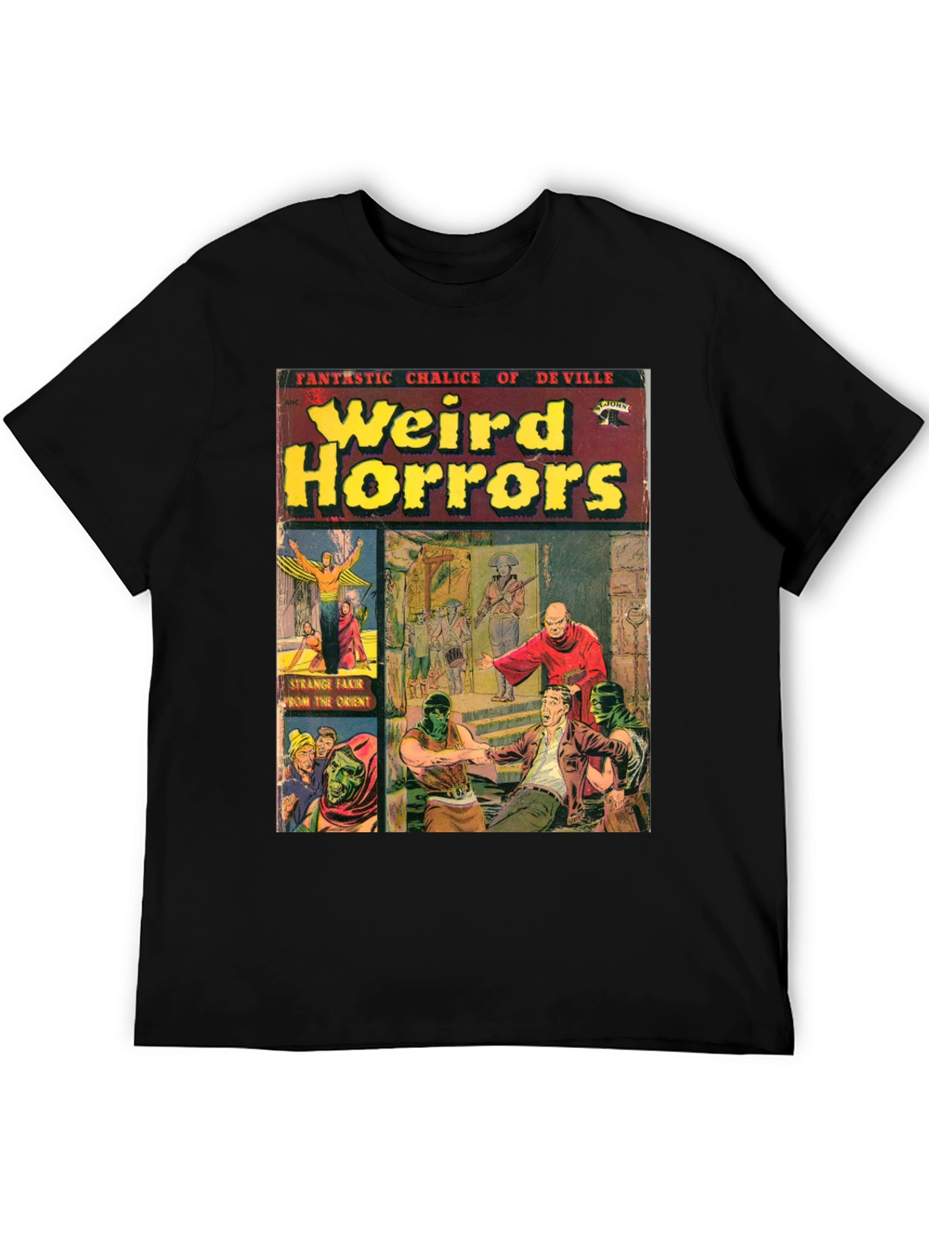Weird Horrors Comic Book Cover T-Shirt