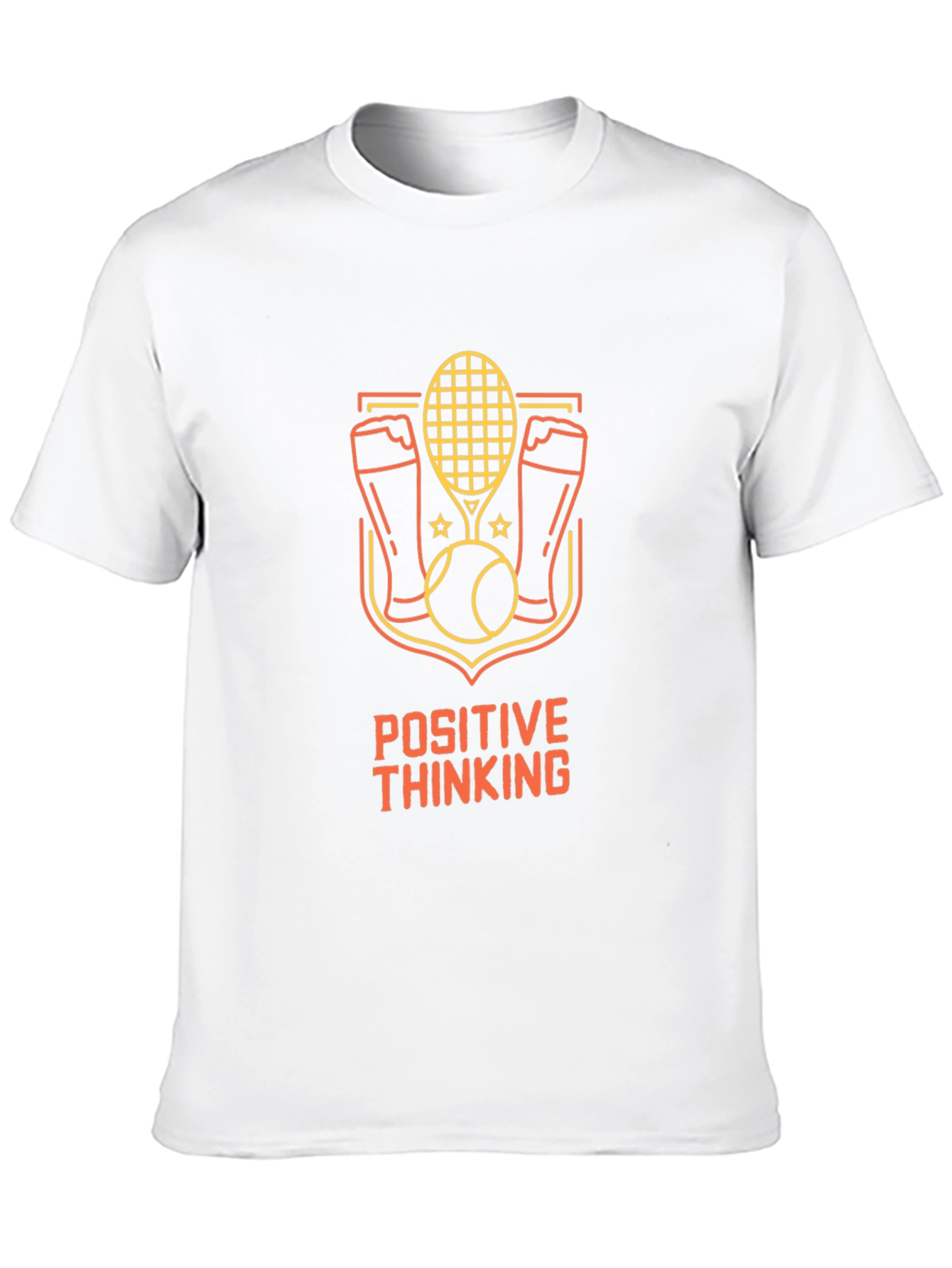 Positive Thinking Tennis & Beer T-Shirt