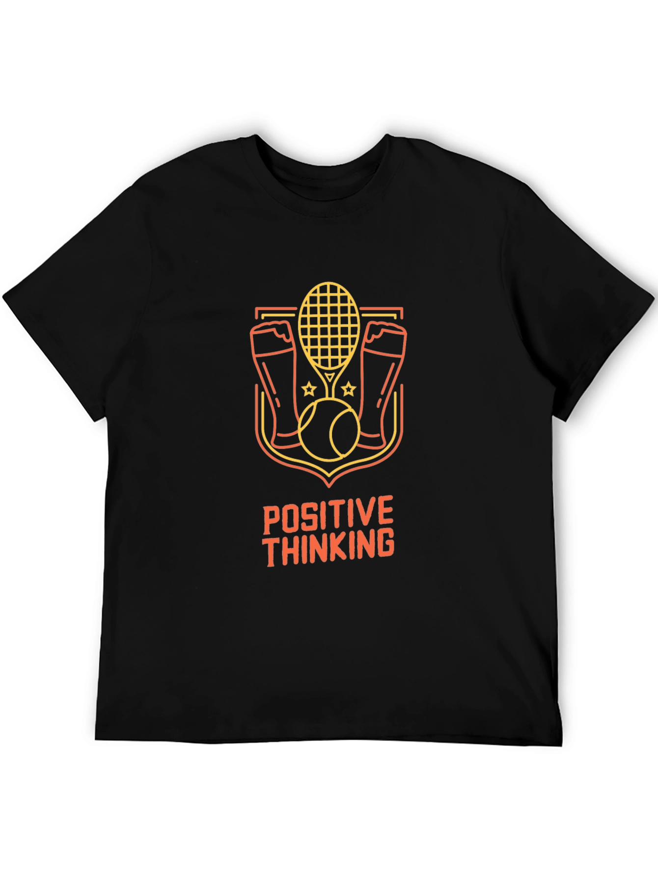 Positive Thinking Tennis & Beer T-Shirt