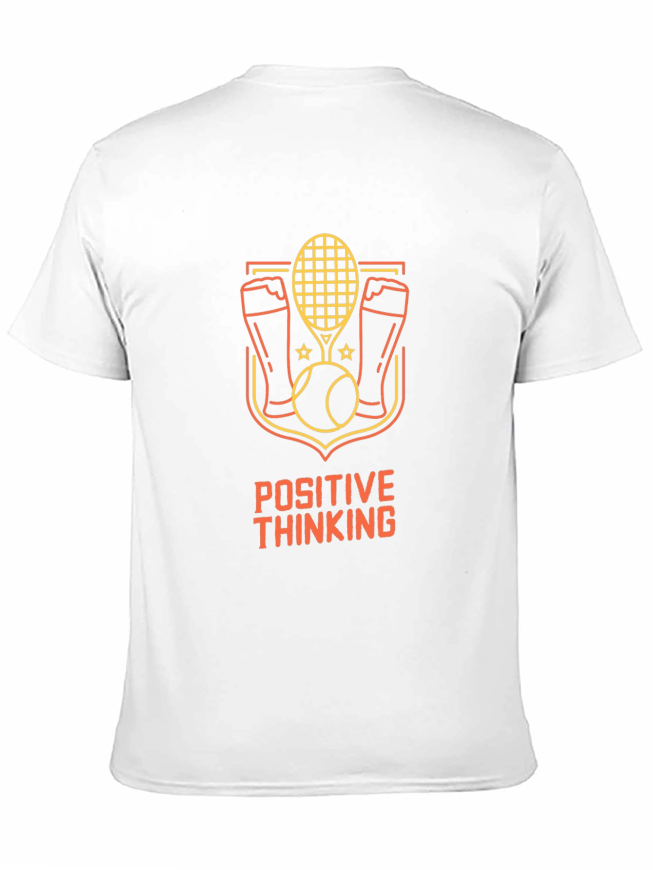 Positive Thinking Tennis & Beer T-Shirt