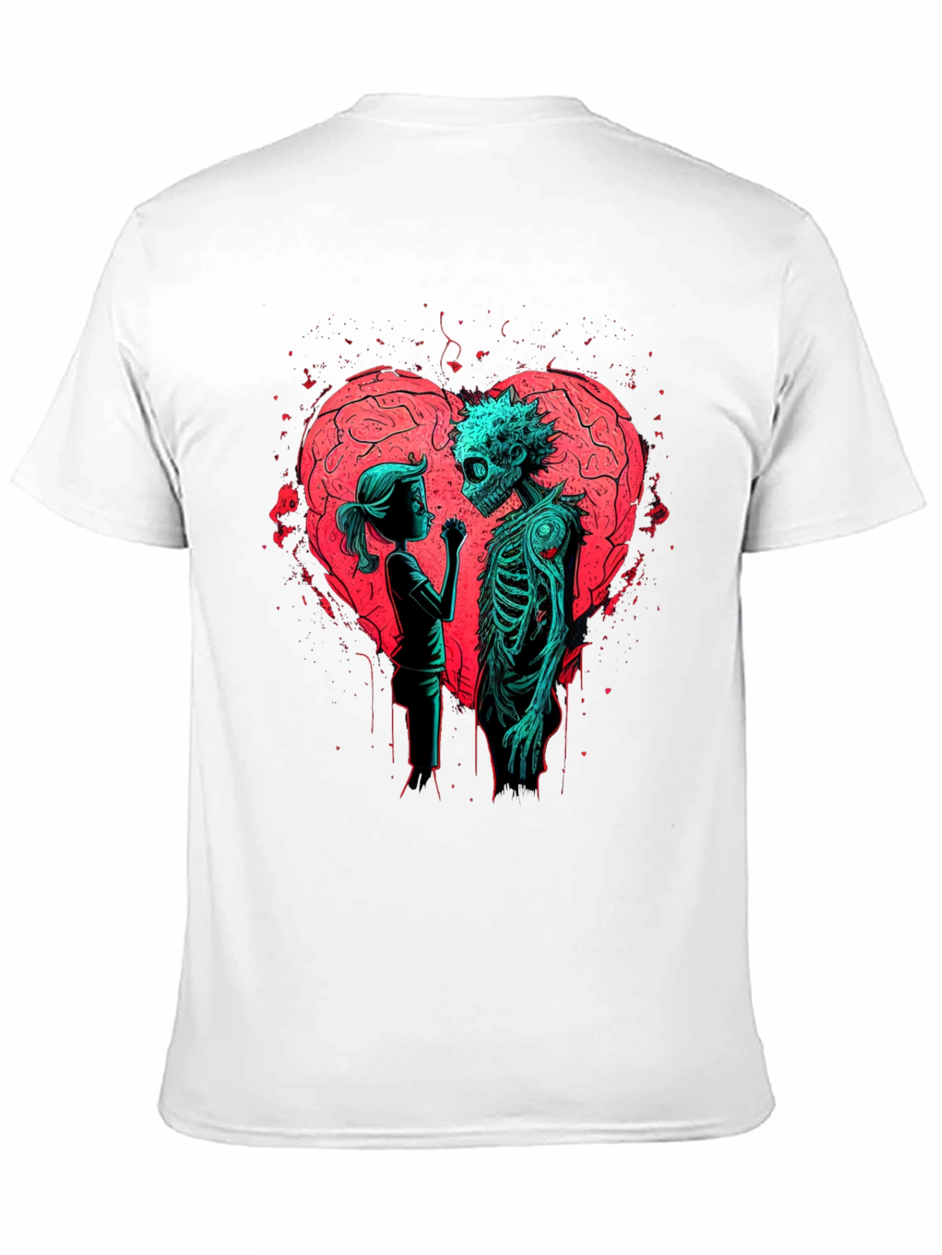 Zombie Love Graphic T-Shirt - Halloween Spooky Season