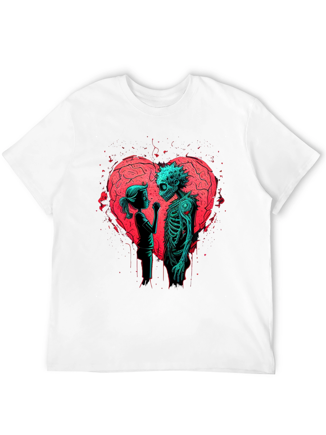 Zombie Love Graphic T-Shirt - Halloween Spooky Season