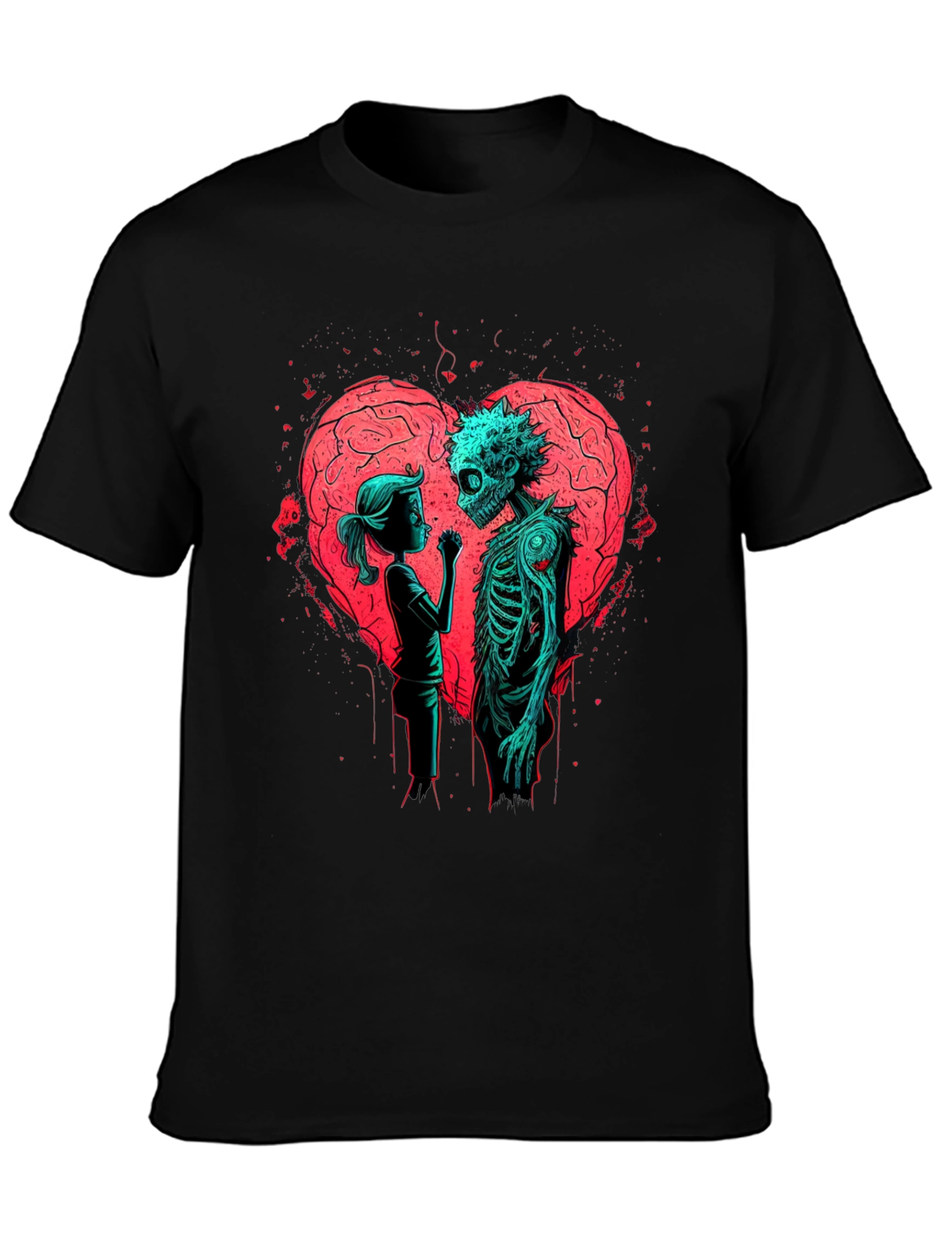 Zombie Love Graphic T-Shirt - Halloween Spooky Season