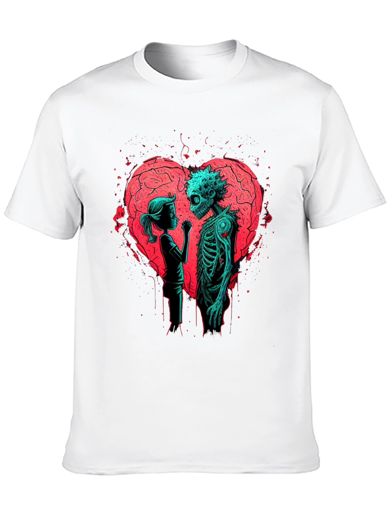 Zombie Love Graphic T-Shirt - Halloween Spooky Season