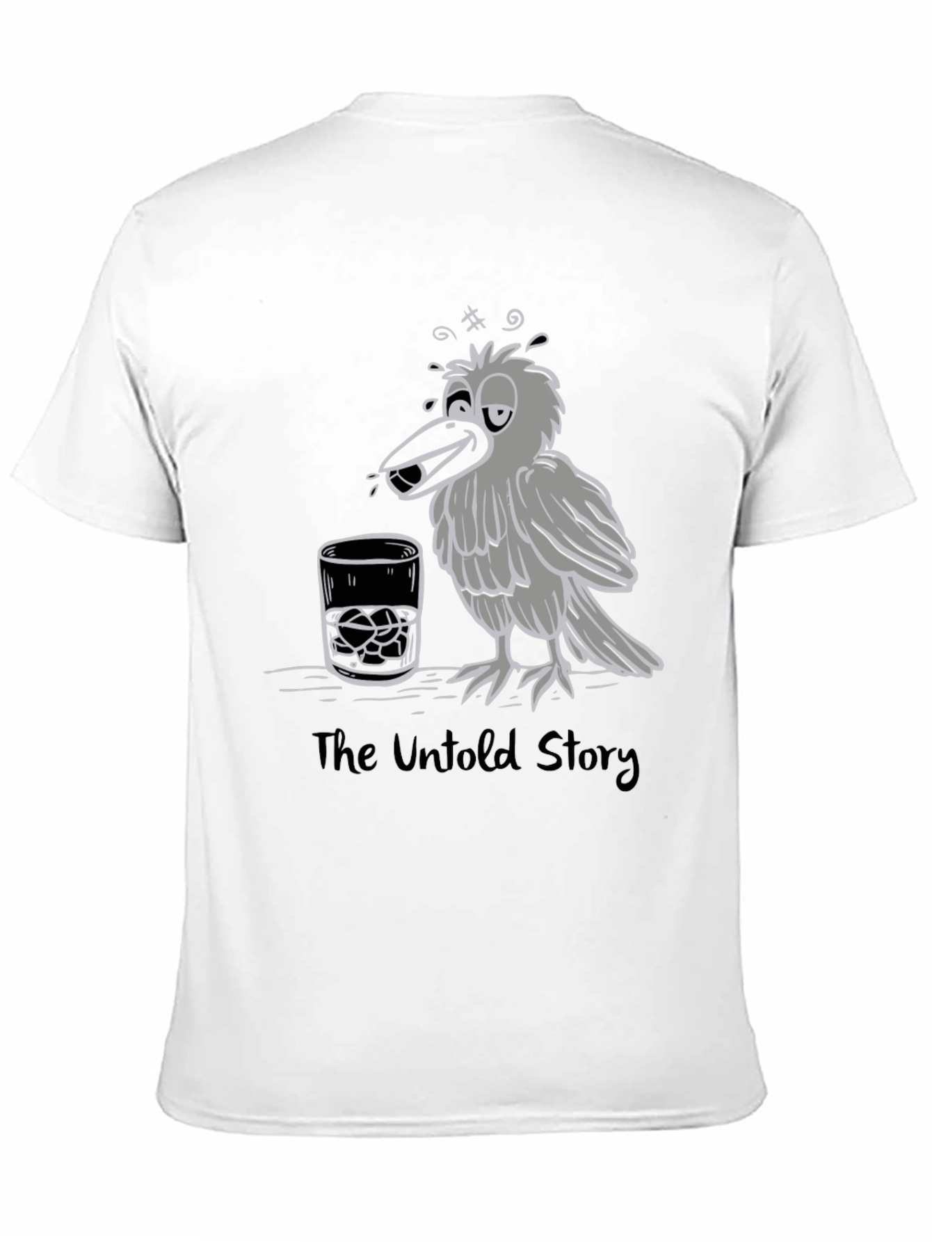 Drunk Crow Graphic T-Shirt - The Untold Story