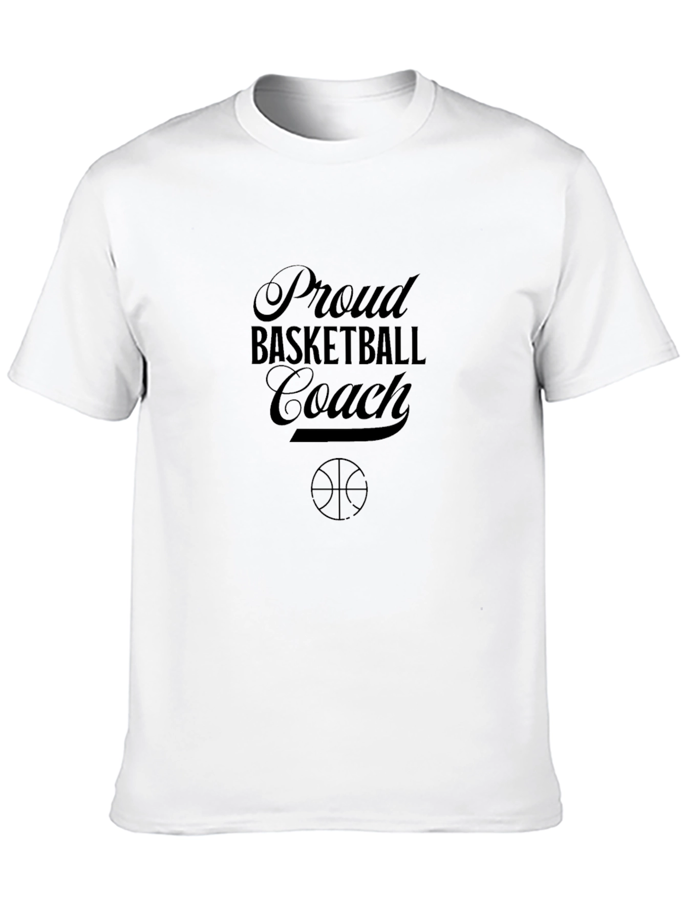 Proud Basketball Coach Black T-Shirt