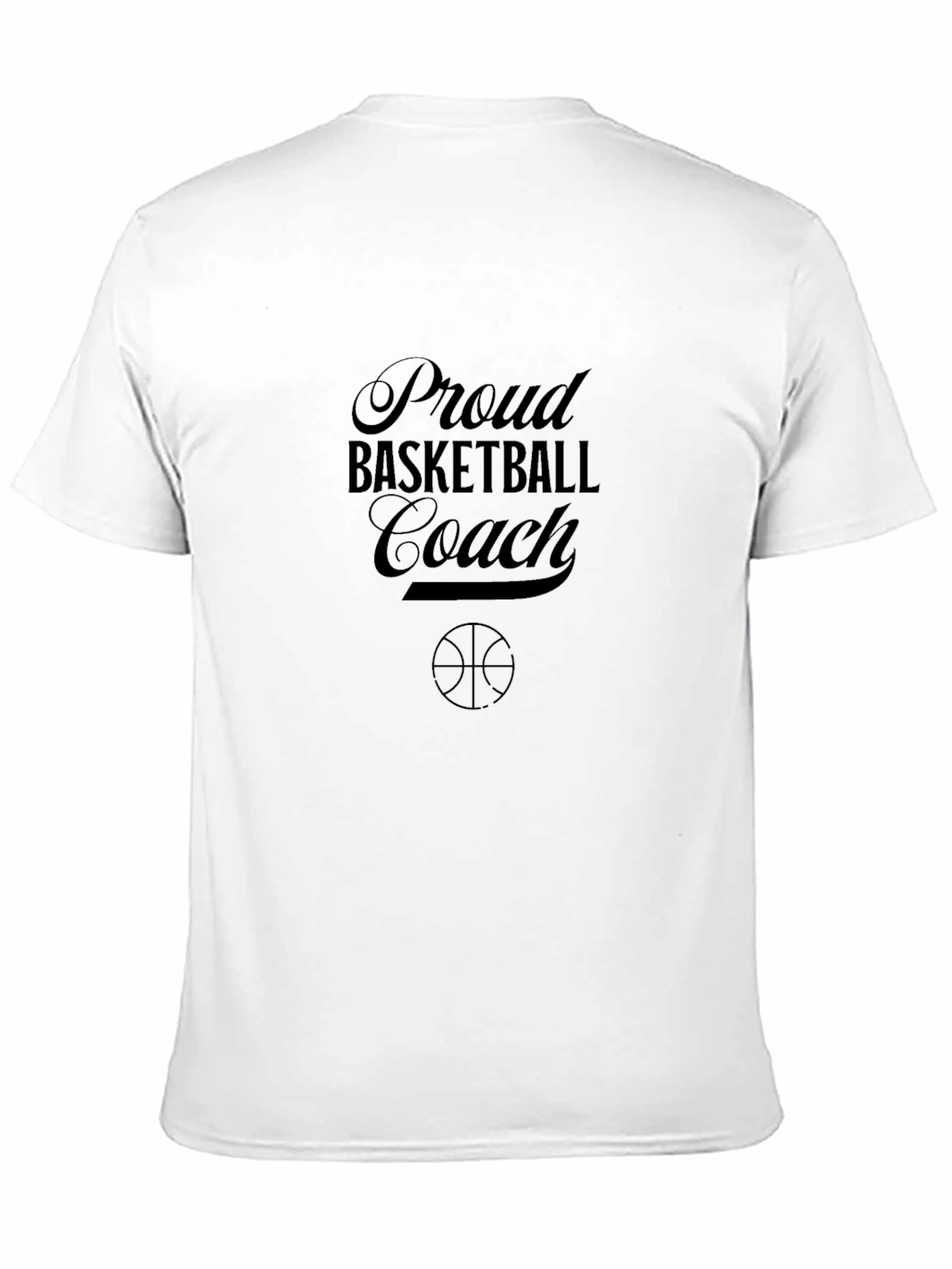 Proud Basketball Coach Black T-Shirt