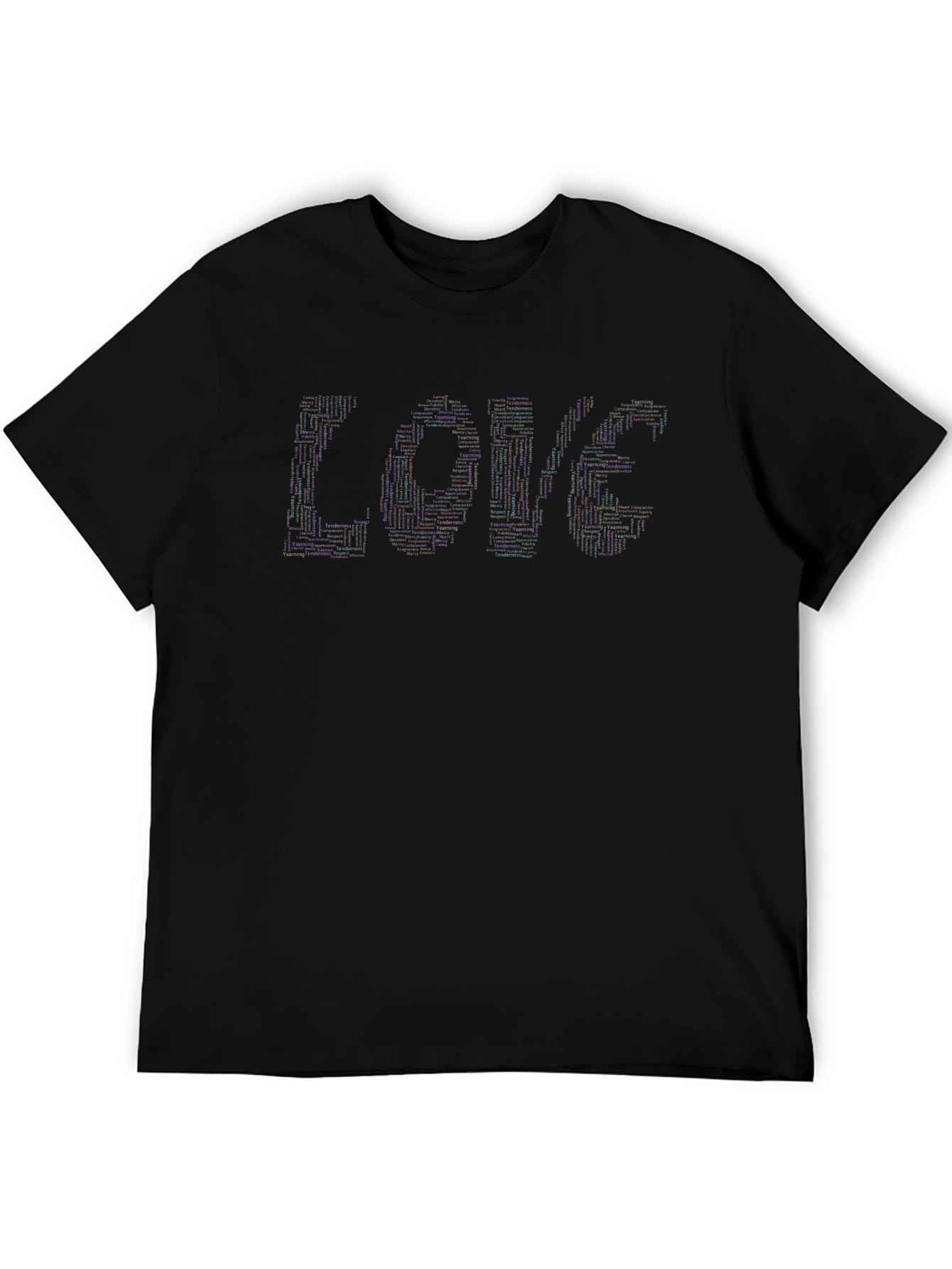 LOVE Graphic Tee - Modern Black T-Shirt