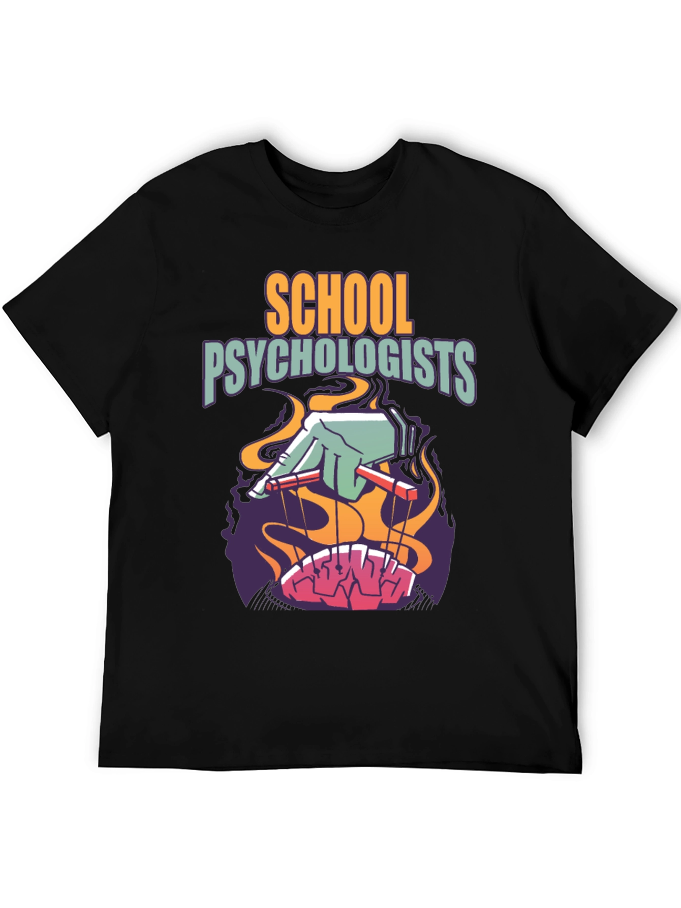 School Psychologist Puppet Brain Tee