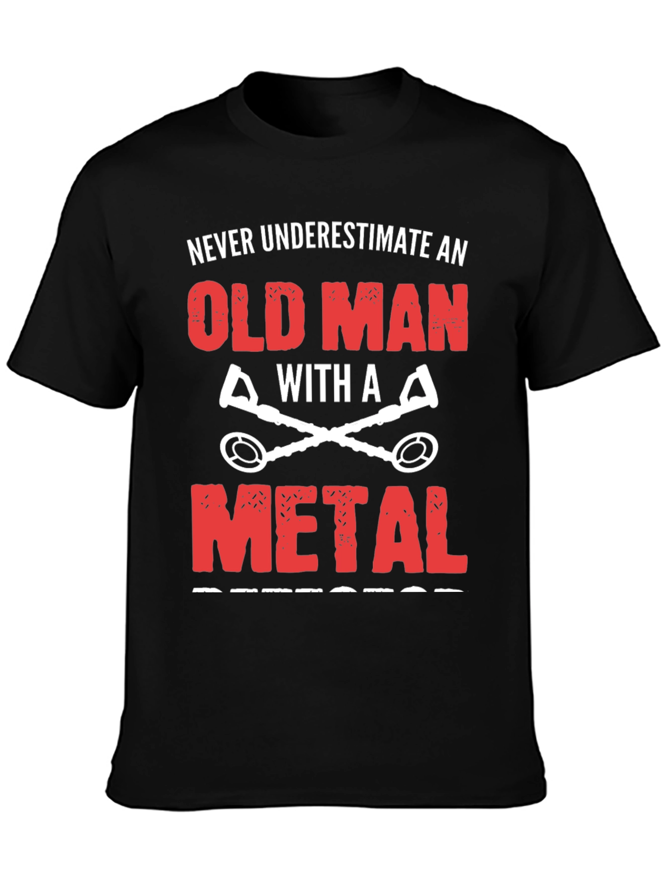 Metal Detecting Old Man T-Shirt