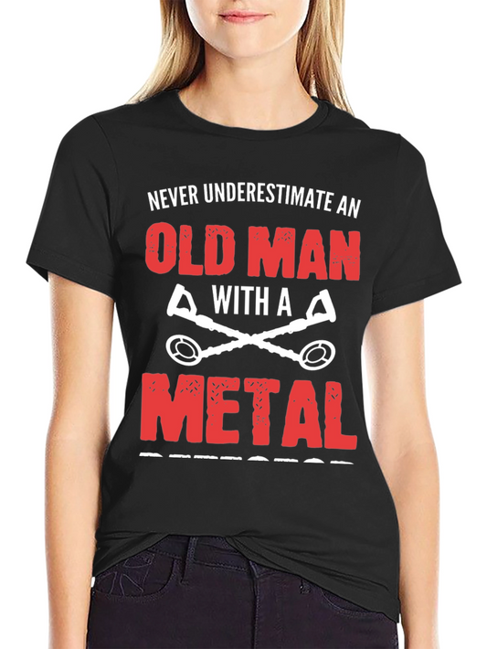 Metal Detecting Old Man T-Shirt