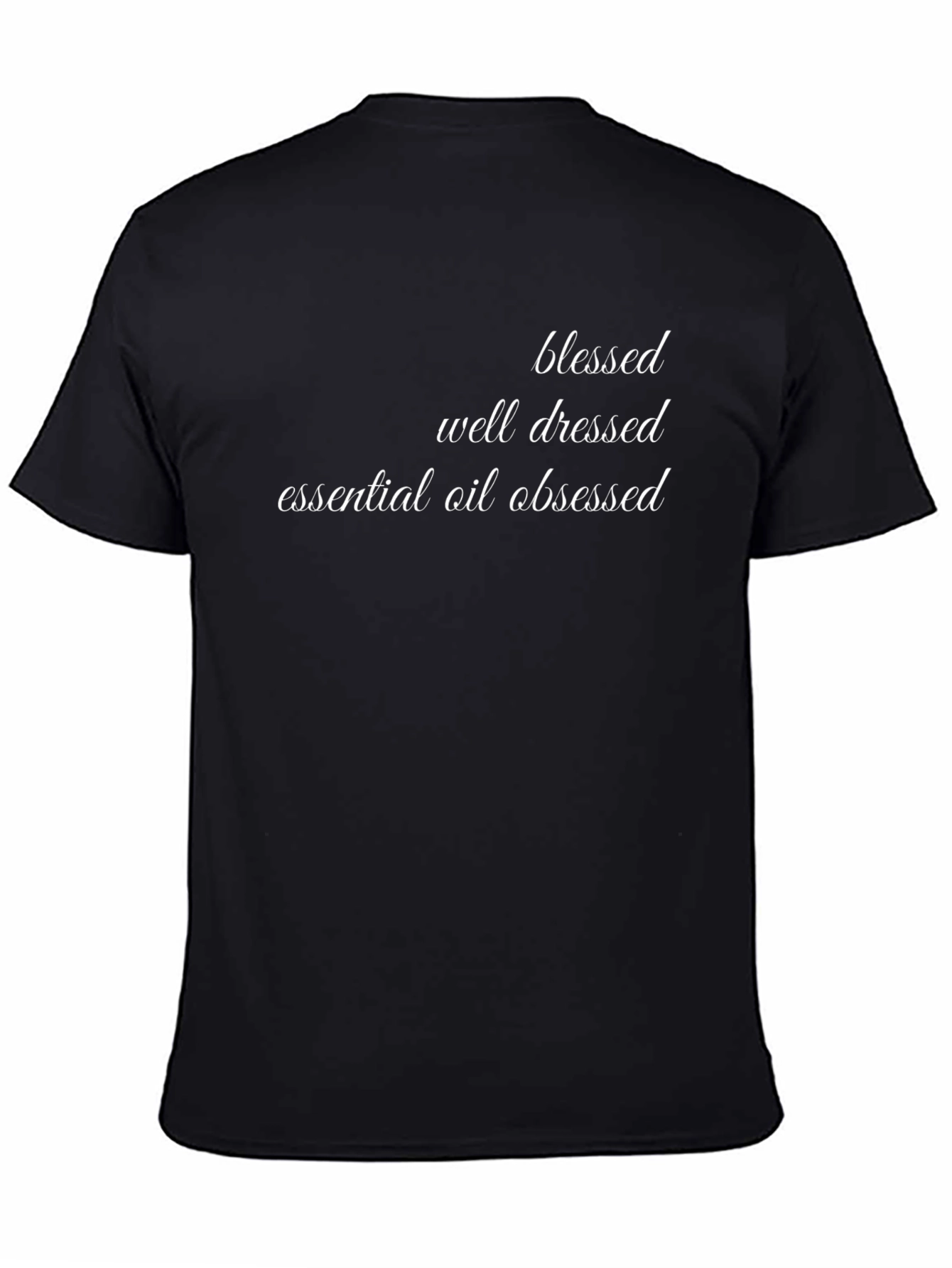 Blessed Essential Oil Obsessed Black T-Shirt