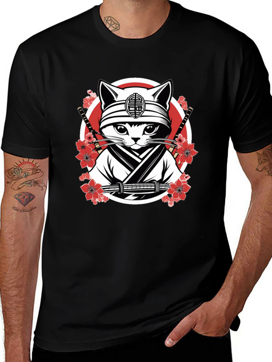Ninja Cat T-Shirt - Graphic Tee