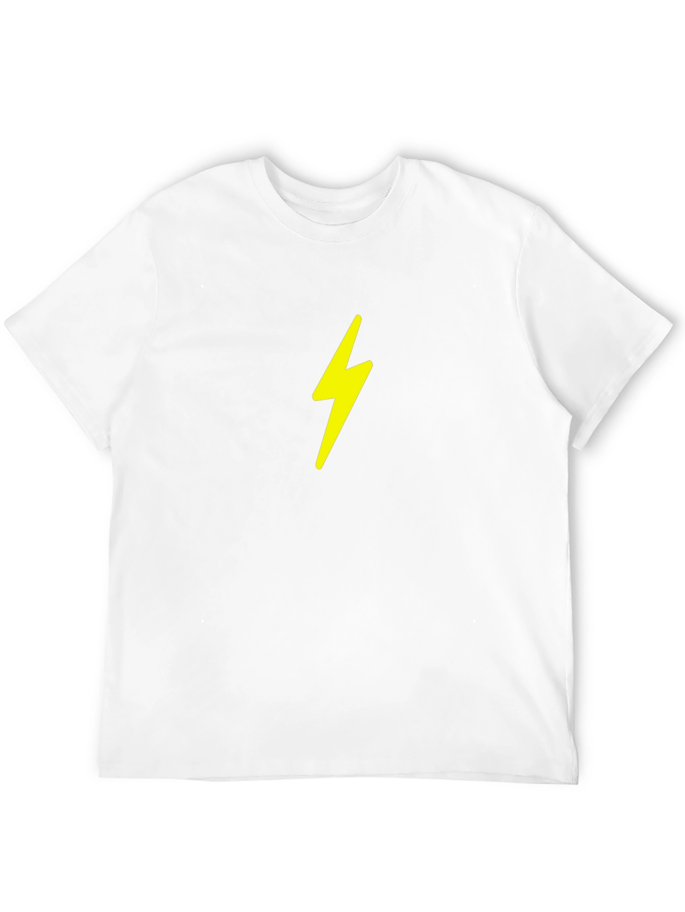 Black Tee with Lightning Bolt Graphic