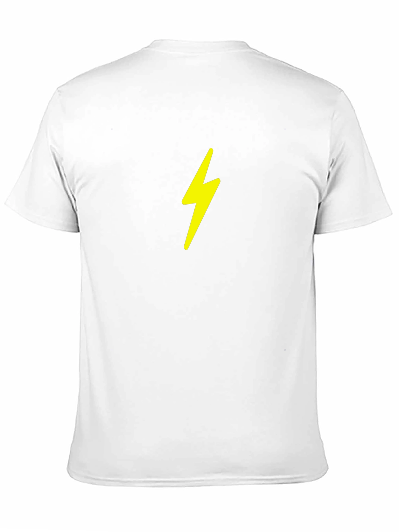 Black Tee with Lightning Bolt Graphic
