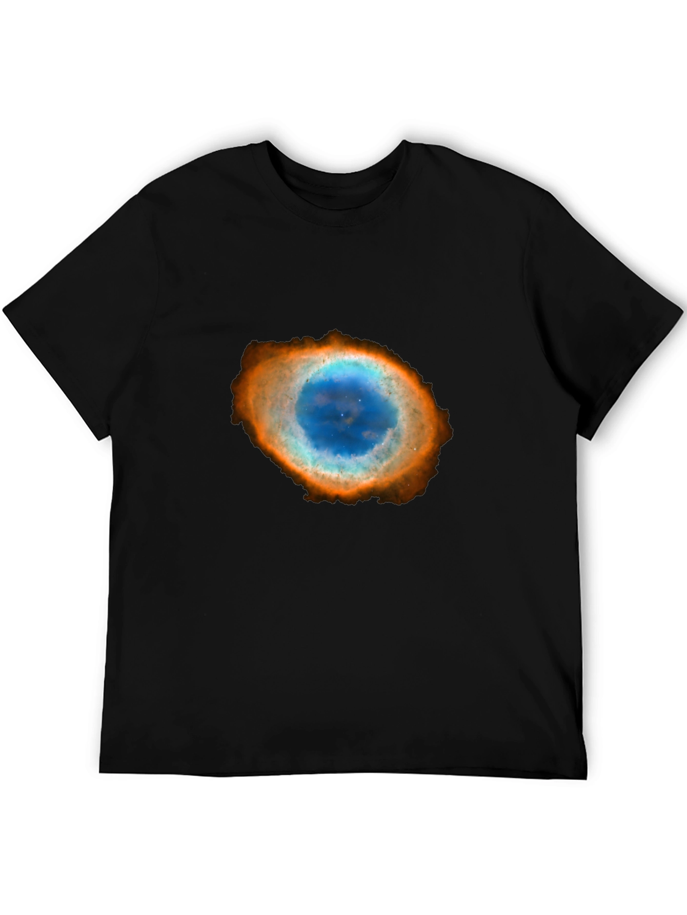 Nebula Graphic Print Black T-Shirt