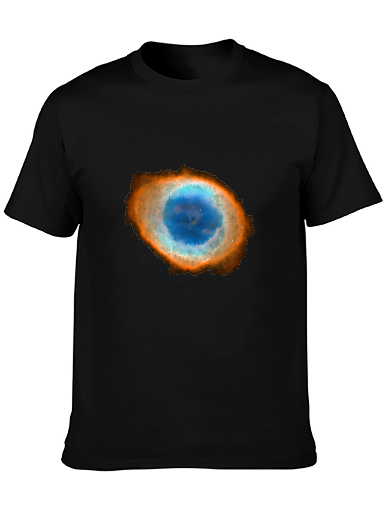 Nebula Graphic Print Black T-Shirt
