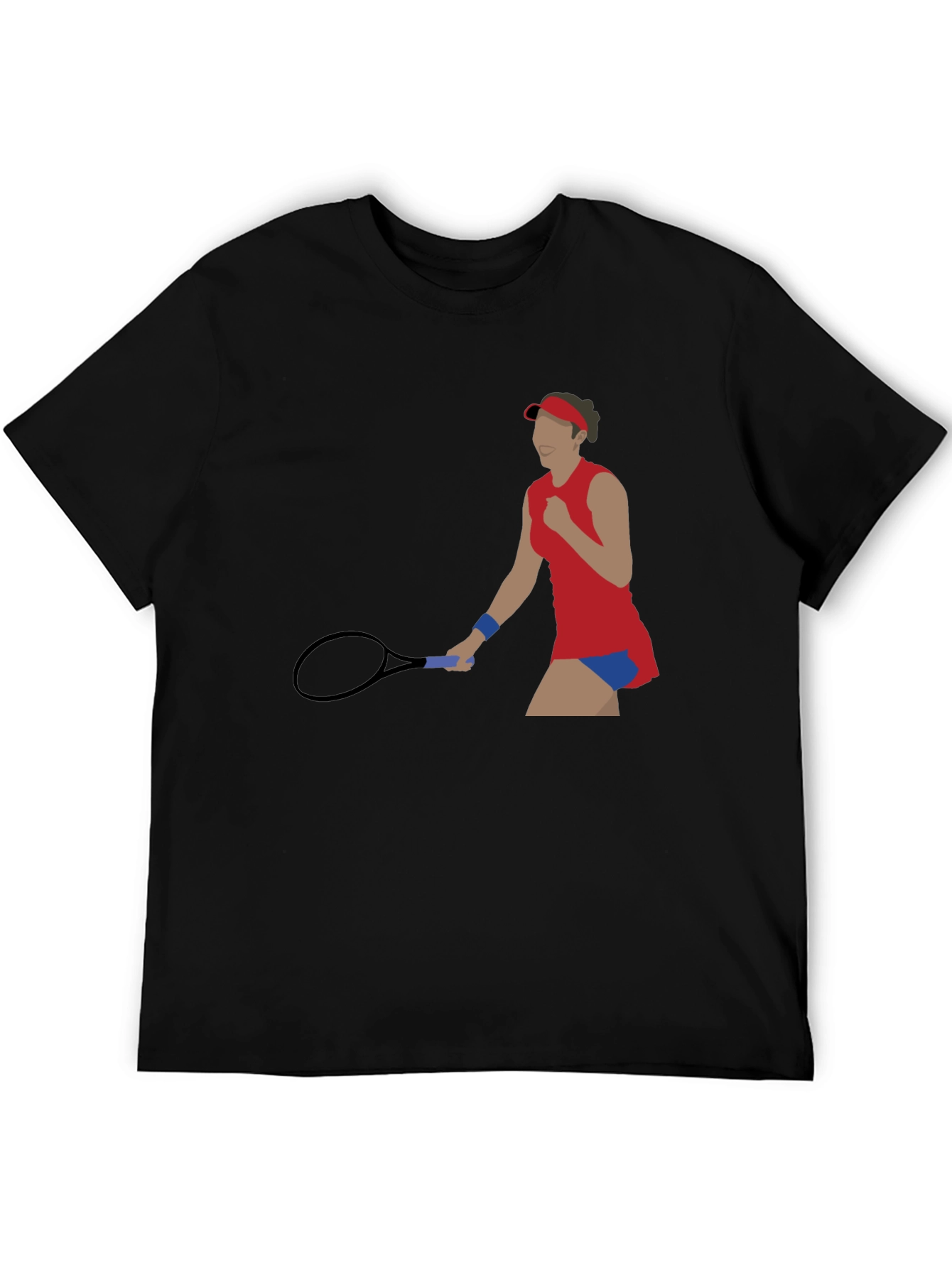 Tennis Player Graphic T-Shirt