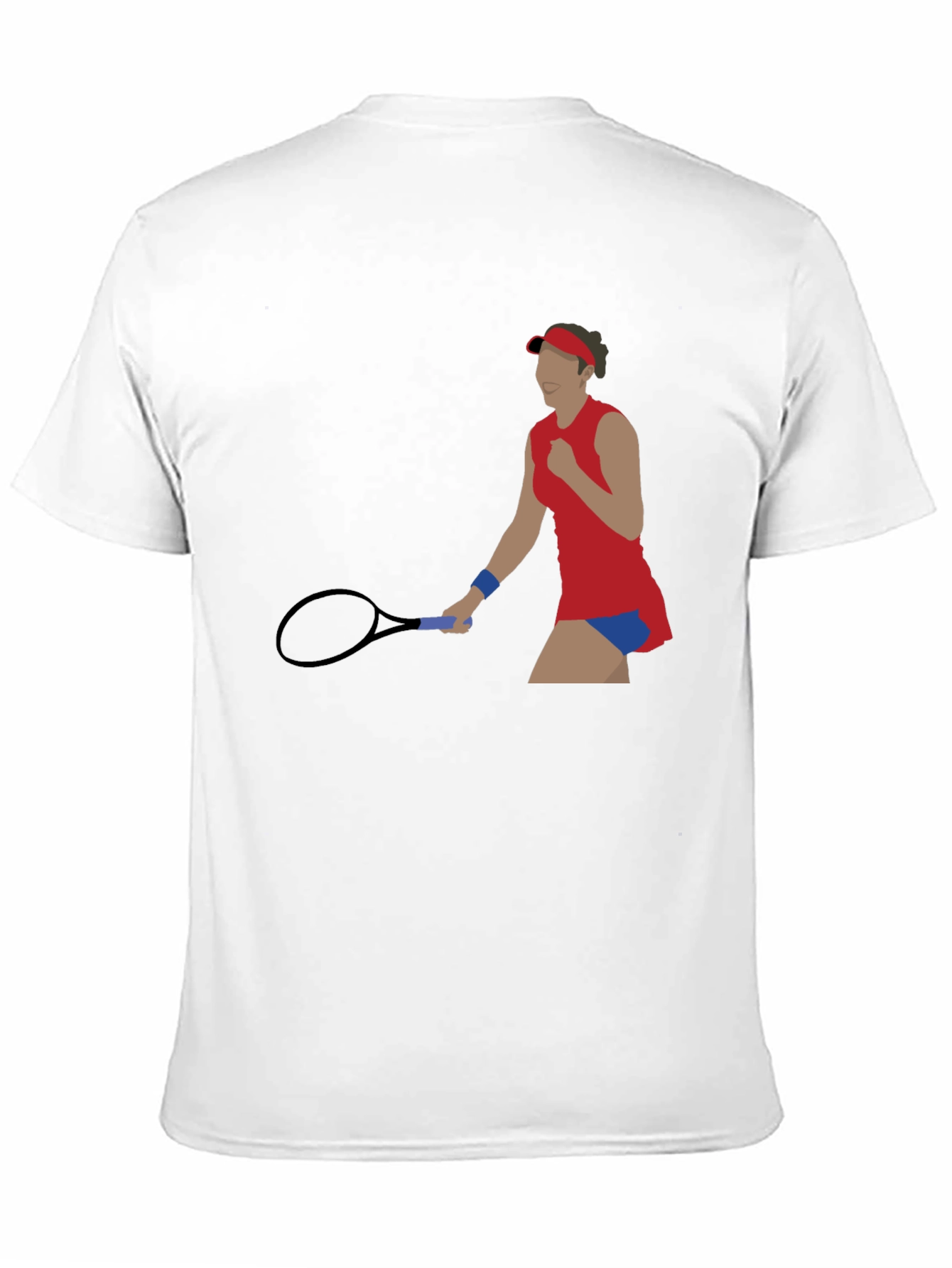 Tennis Player Graphic T-Shirt