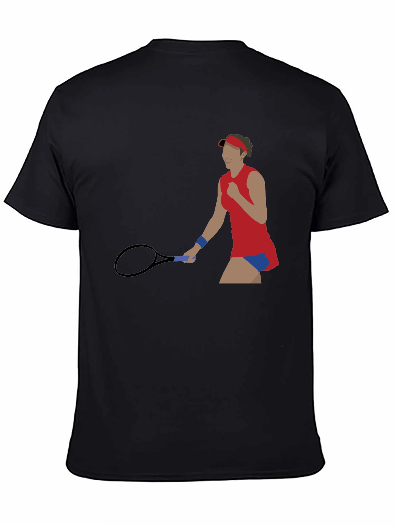 Tennis Player Graphic T-Shirt