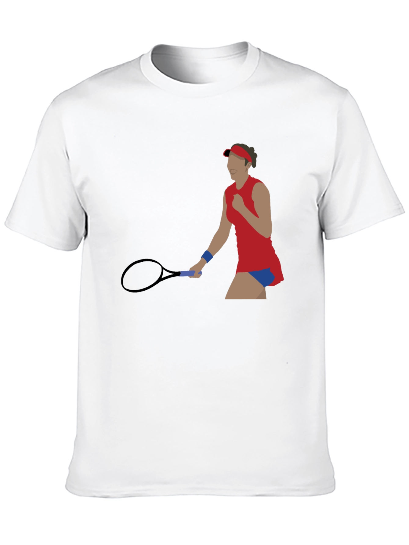 Tennis Player Graphic T-Shirt