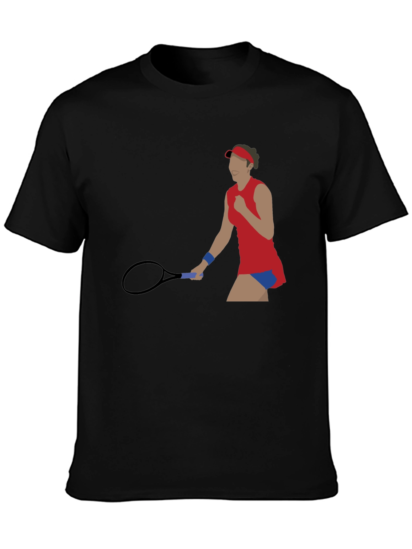 Tennis Player Graphic T-Shirt