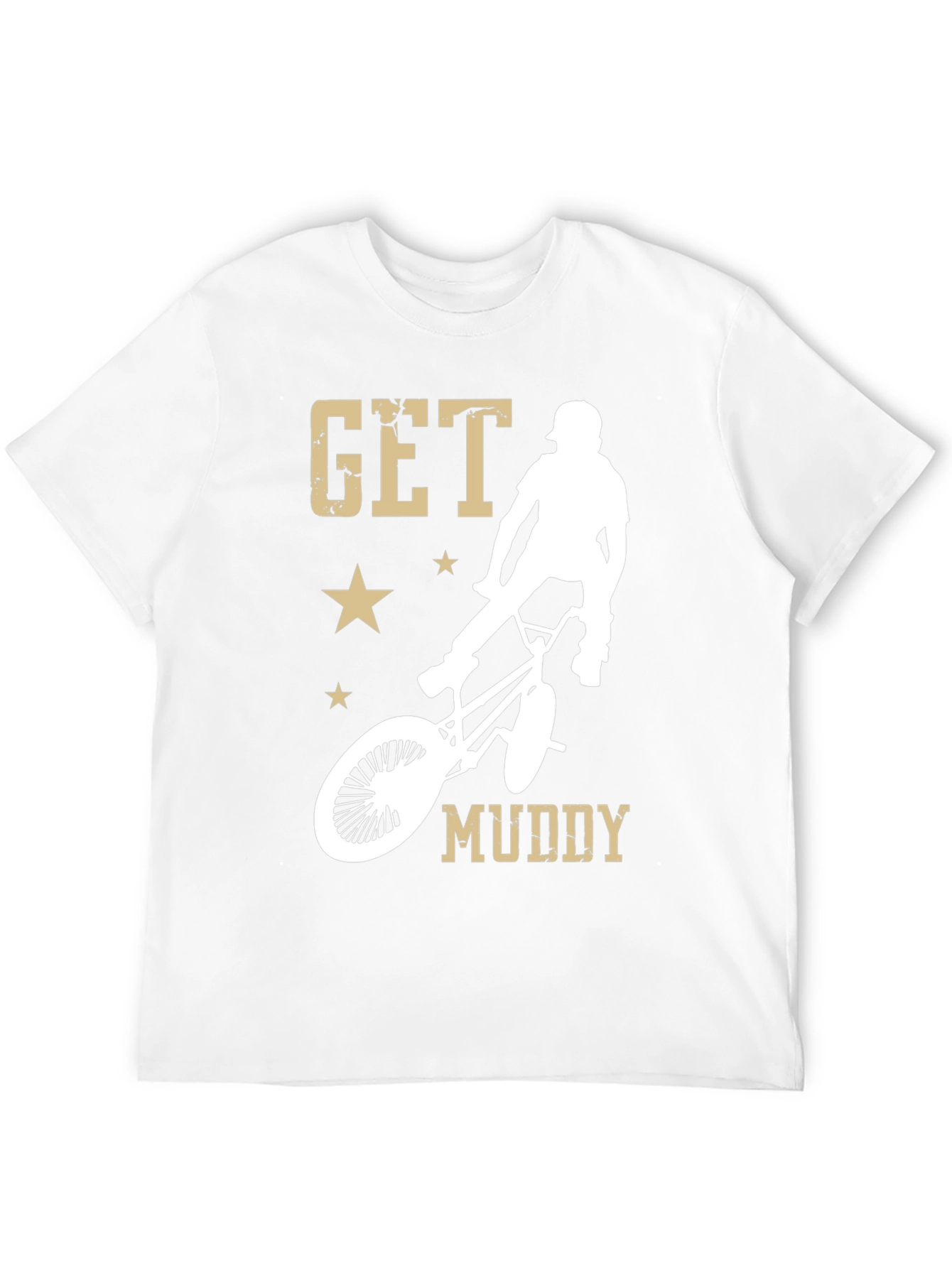 Get Muddy BMX Rider Graphic T-Shirt