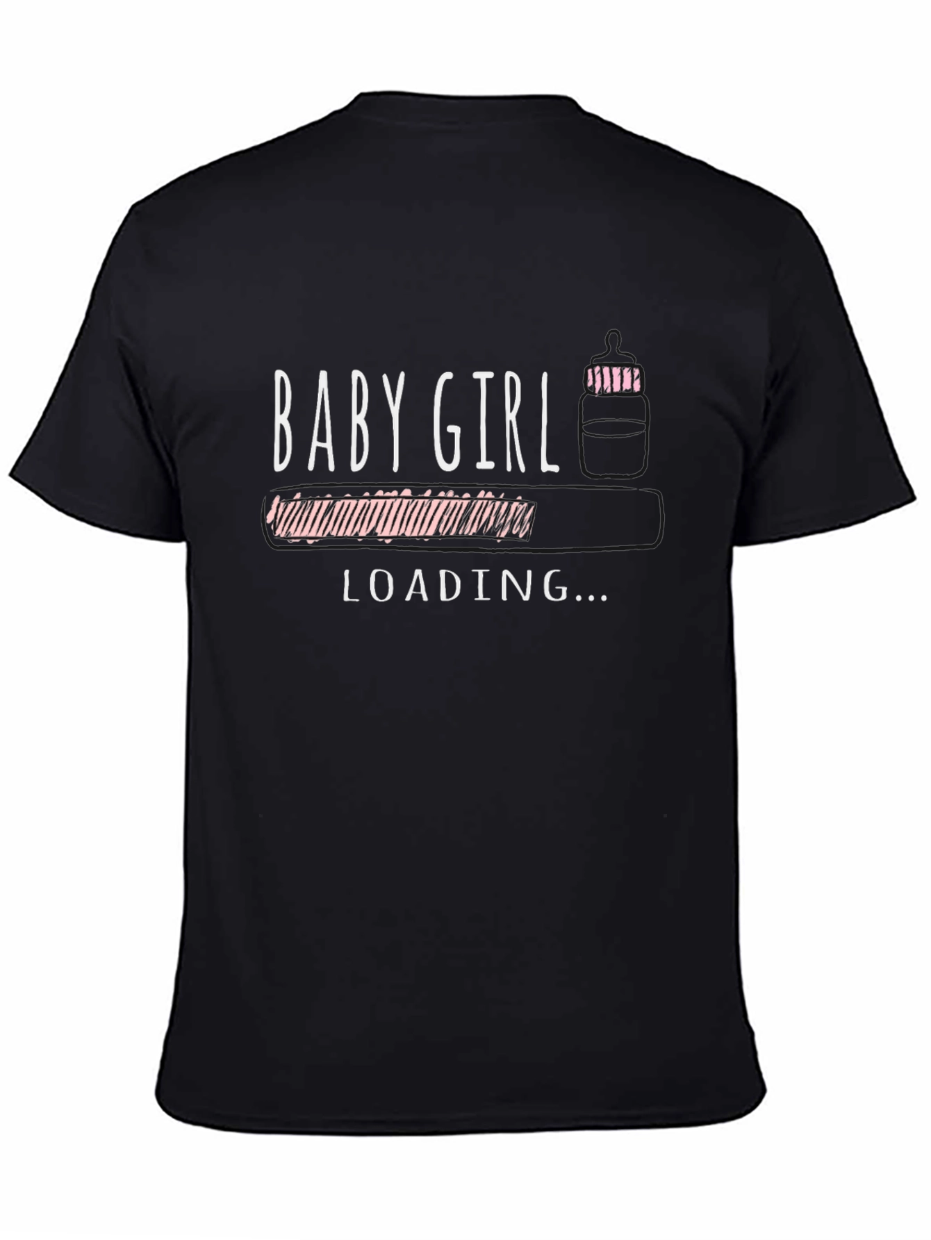 Baby Girl Loading T-Shirt - Pregnancy Announcement