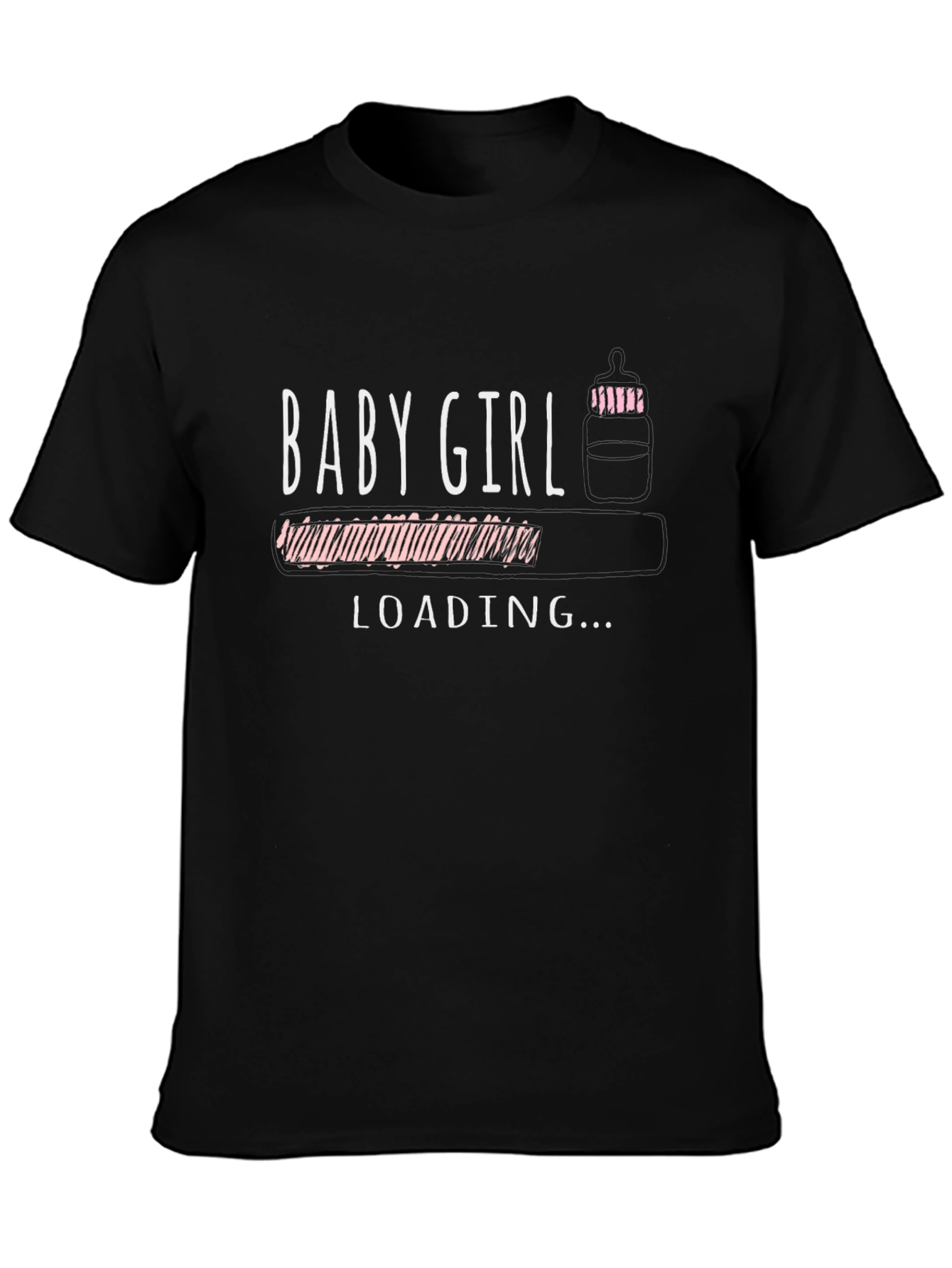 Baby Girl Loading T-Shirt - Pregnancy Announcement