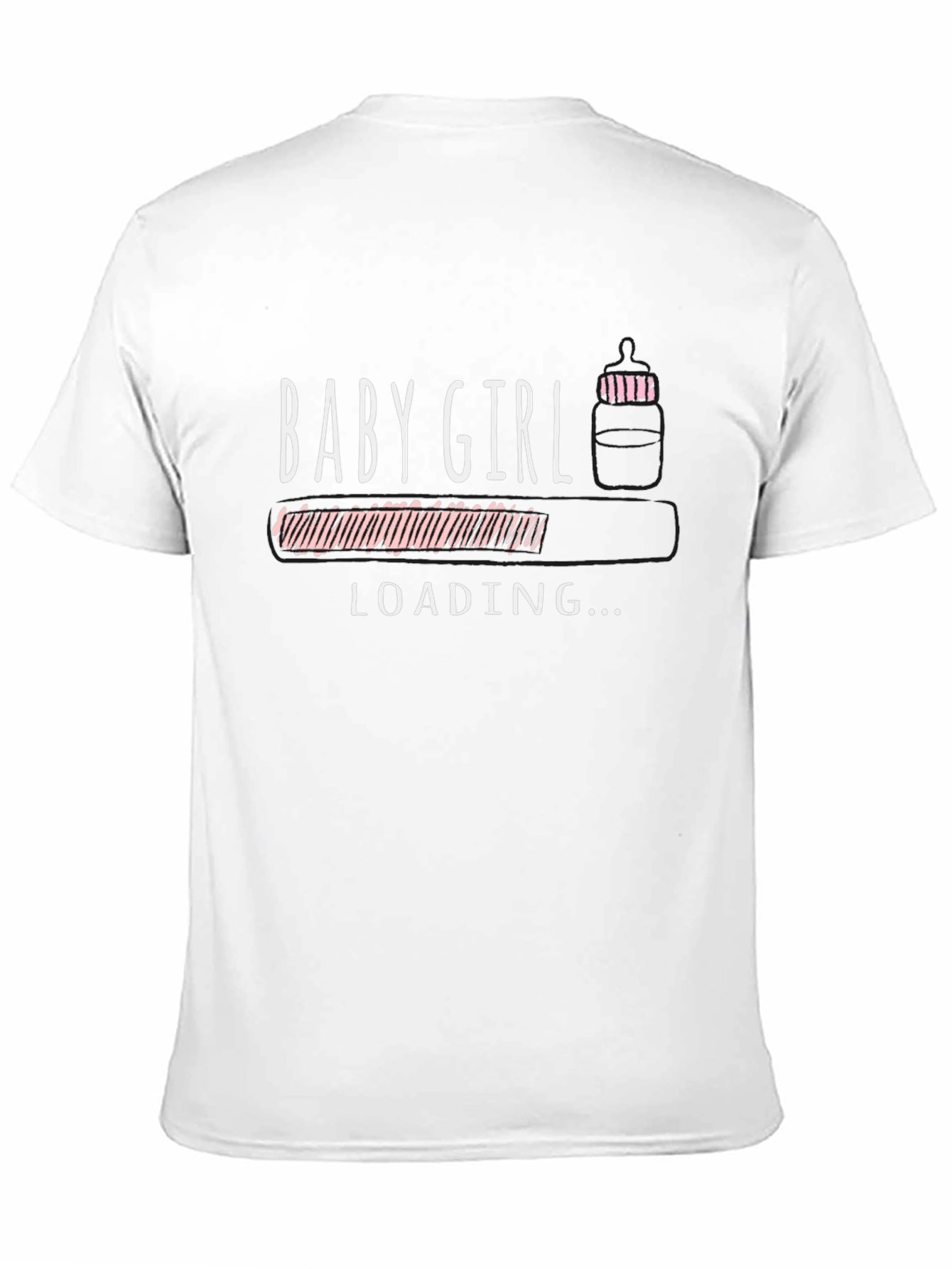 Baby Girl Loading T-Shirt - Pregnancy Announcement