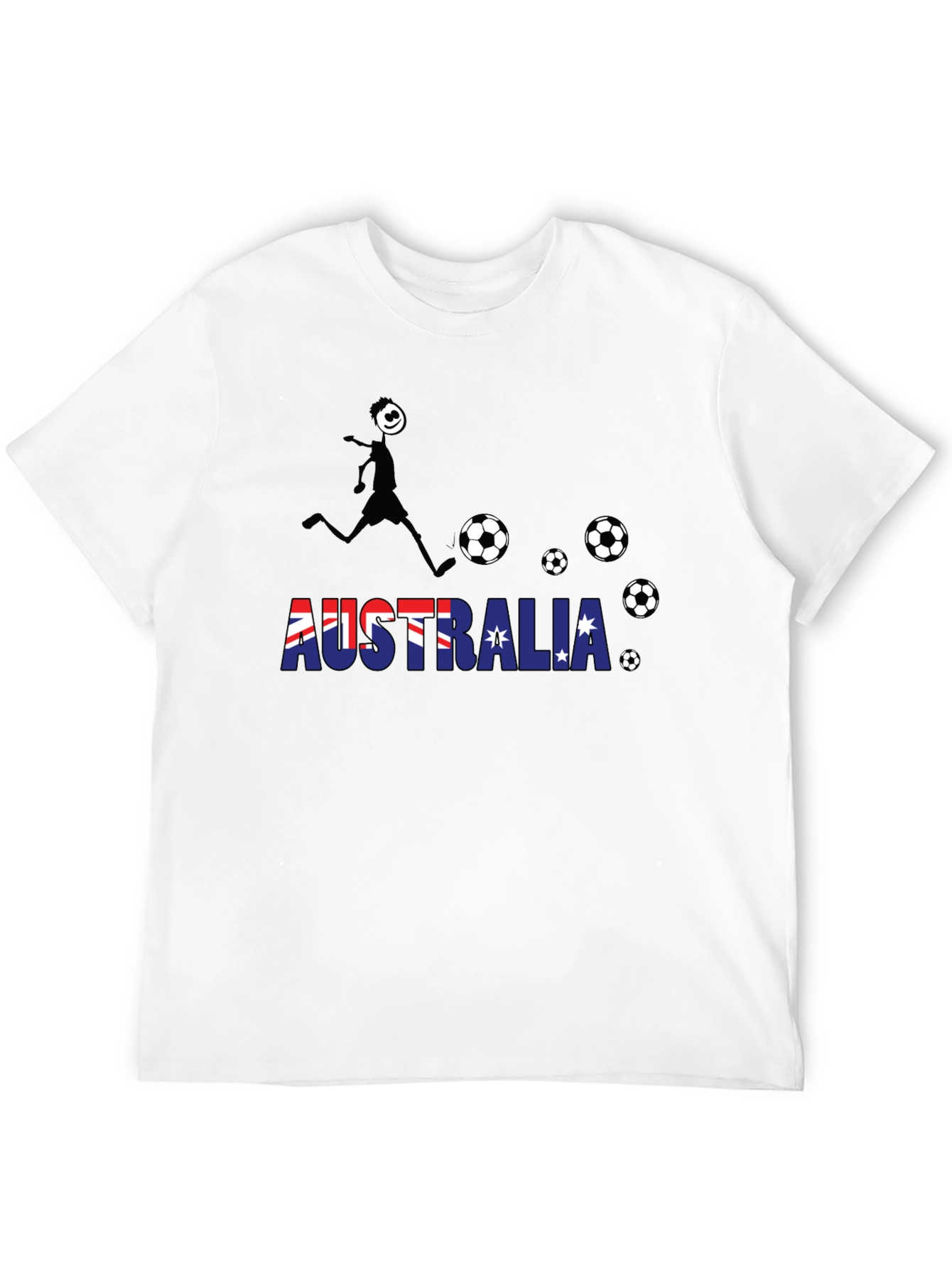 Australia Soccer T-Shirt Black