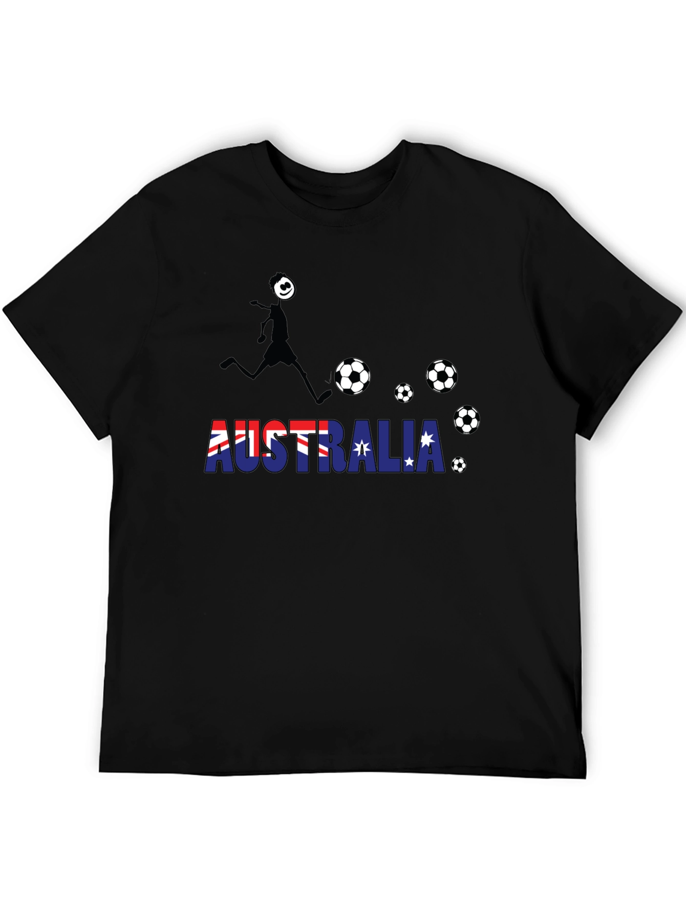 Australia Soccer T-Shirt Black