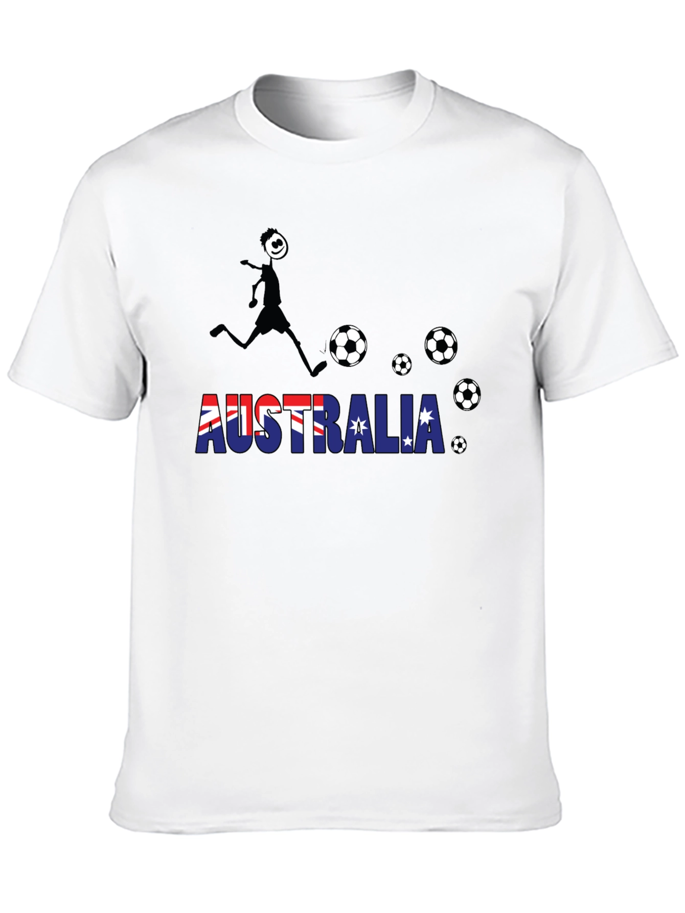 Australia Soccer T-Shirt Black
