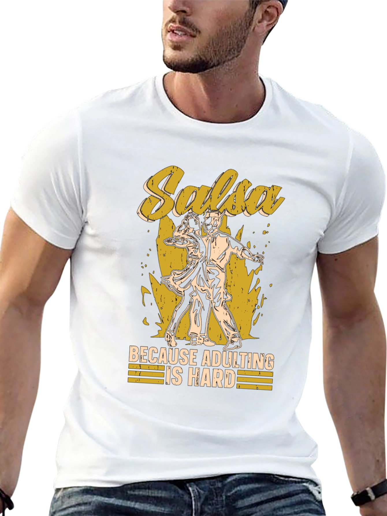 Salsa Dancing Adulting Humor T-Shirt