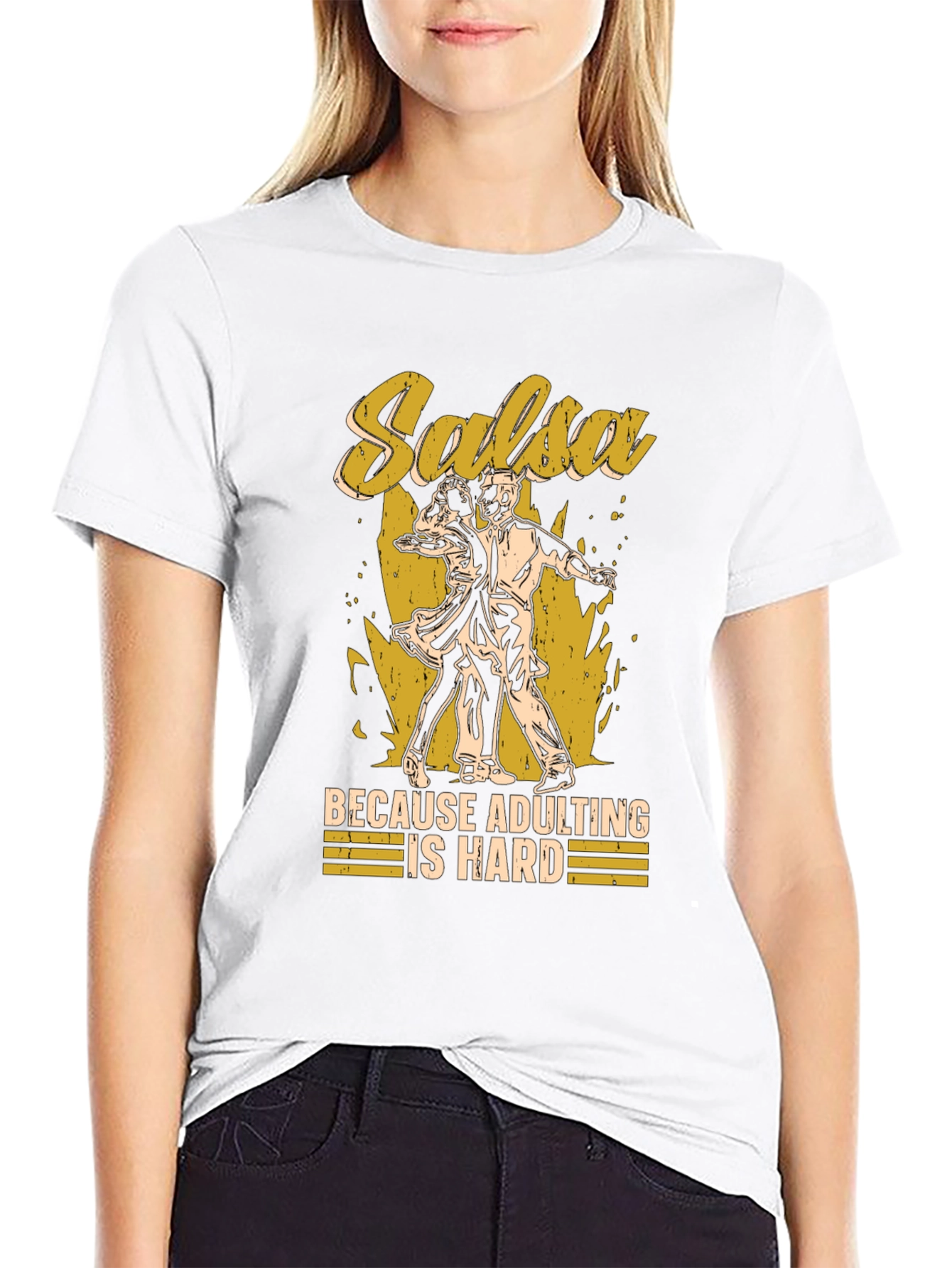 Salsa Dancing Adulting Humor T-Shirt