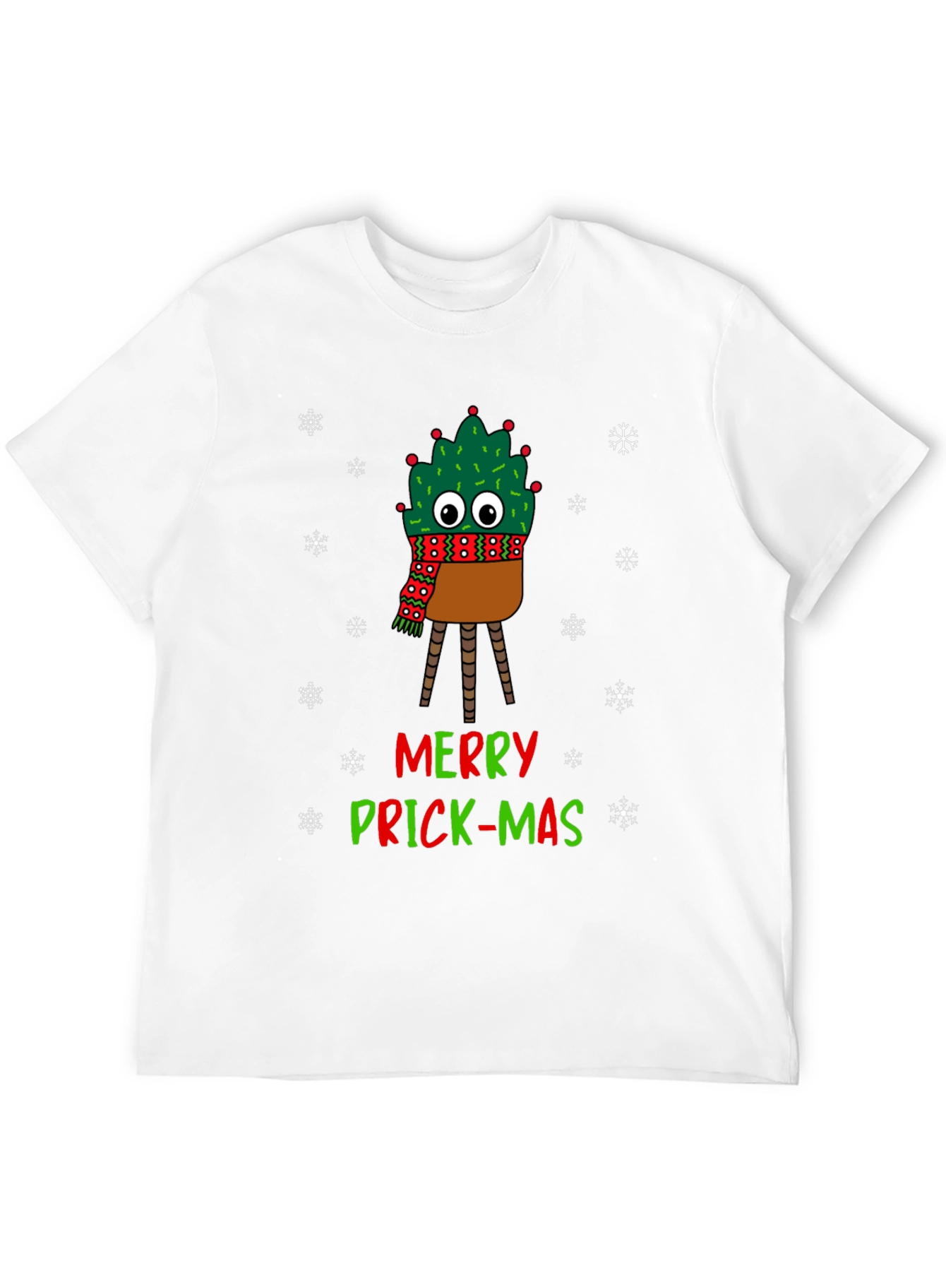 Merry Prick-Mas Cactus Christmas T-Shirt