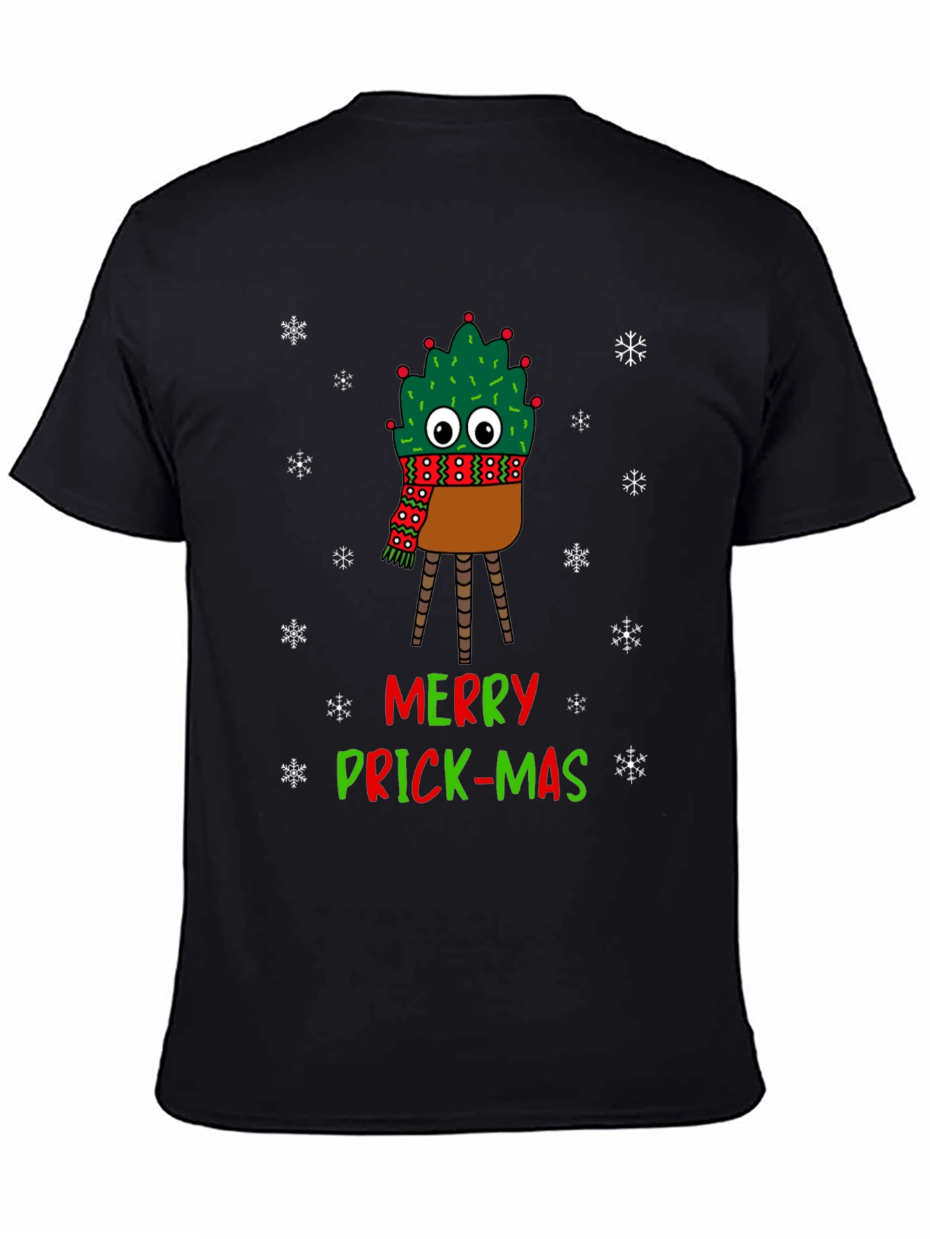 Merry Prick-Mas Cactus Christmas T-Shirt