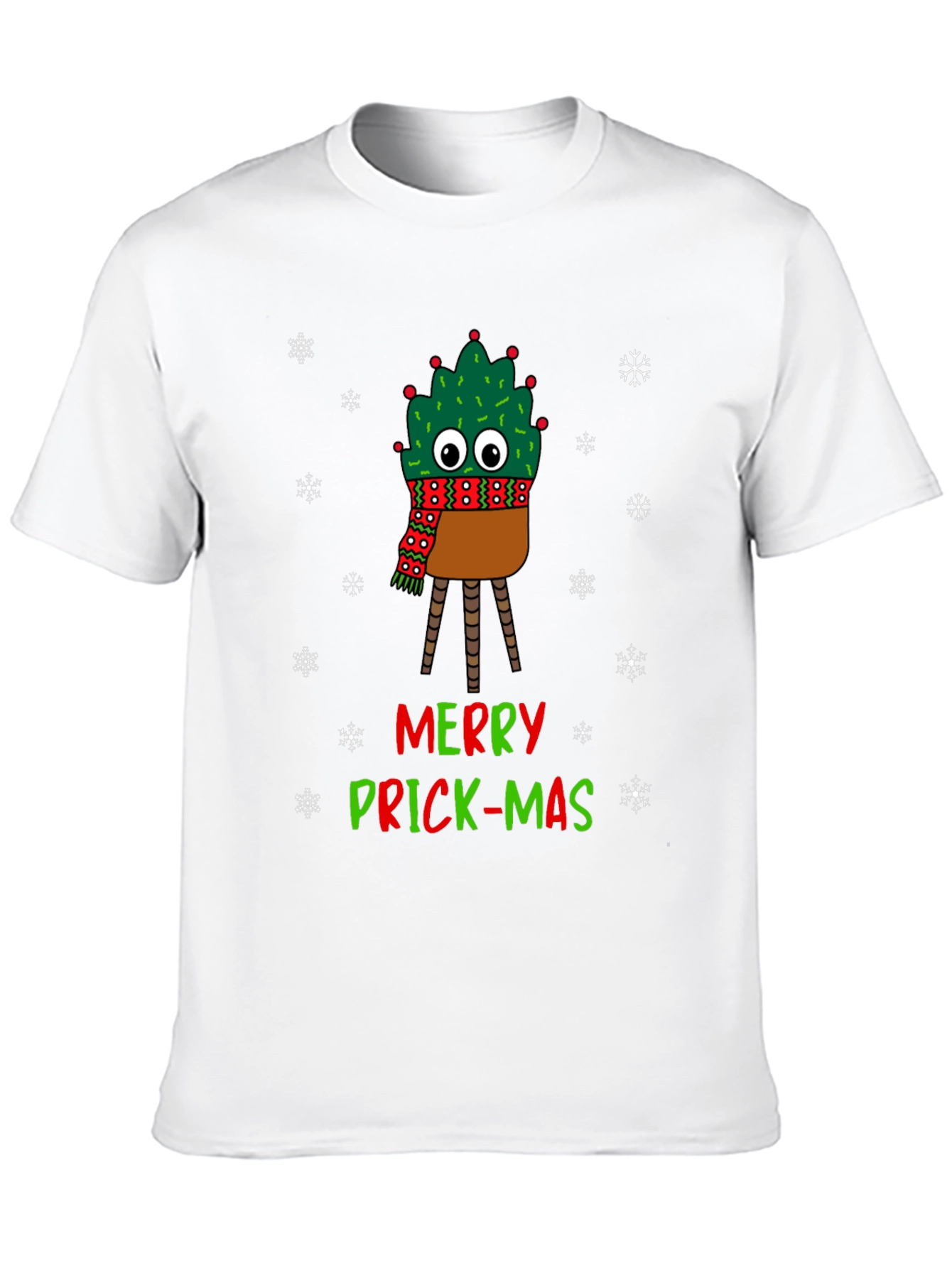 Merry Prick-Mas Cactus Christmas T-Shirt